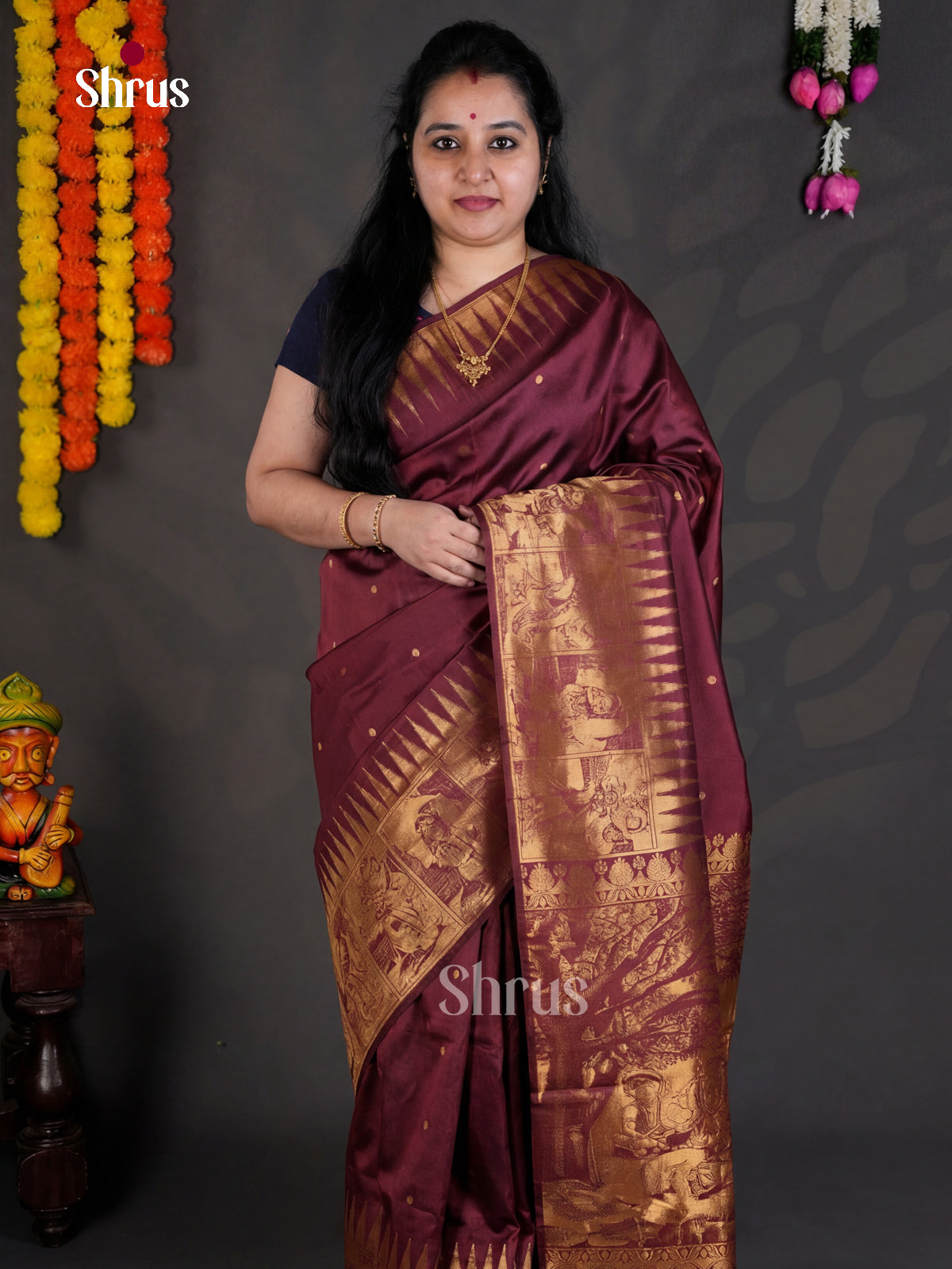 EBS04193 - Semi Tussar - Saree - Shop on Shrus.com