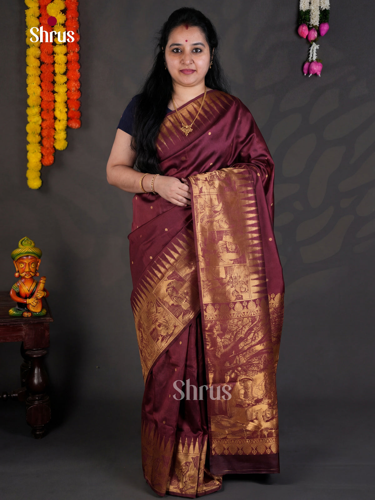 EBS04193 - Semi Tussar - Saree - Shop on Shrus.com