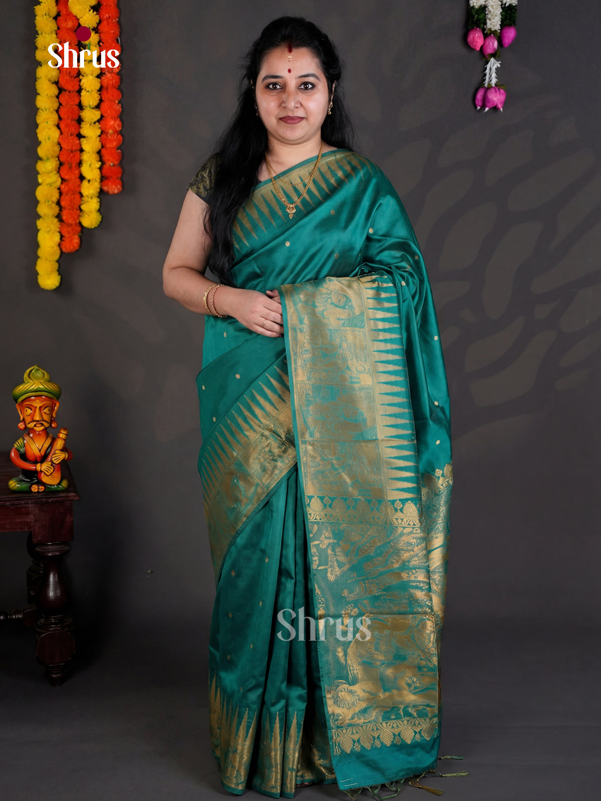 EBS04196 - Semi Tussar - Saree - Shop on Shrus.com
