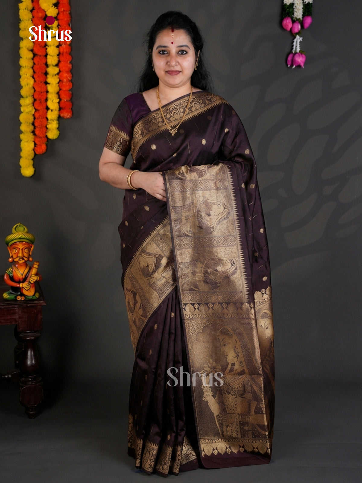 EBS04202 - Semi Tussar - Saree - Shop on Shrus.com