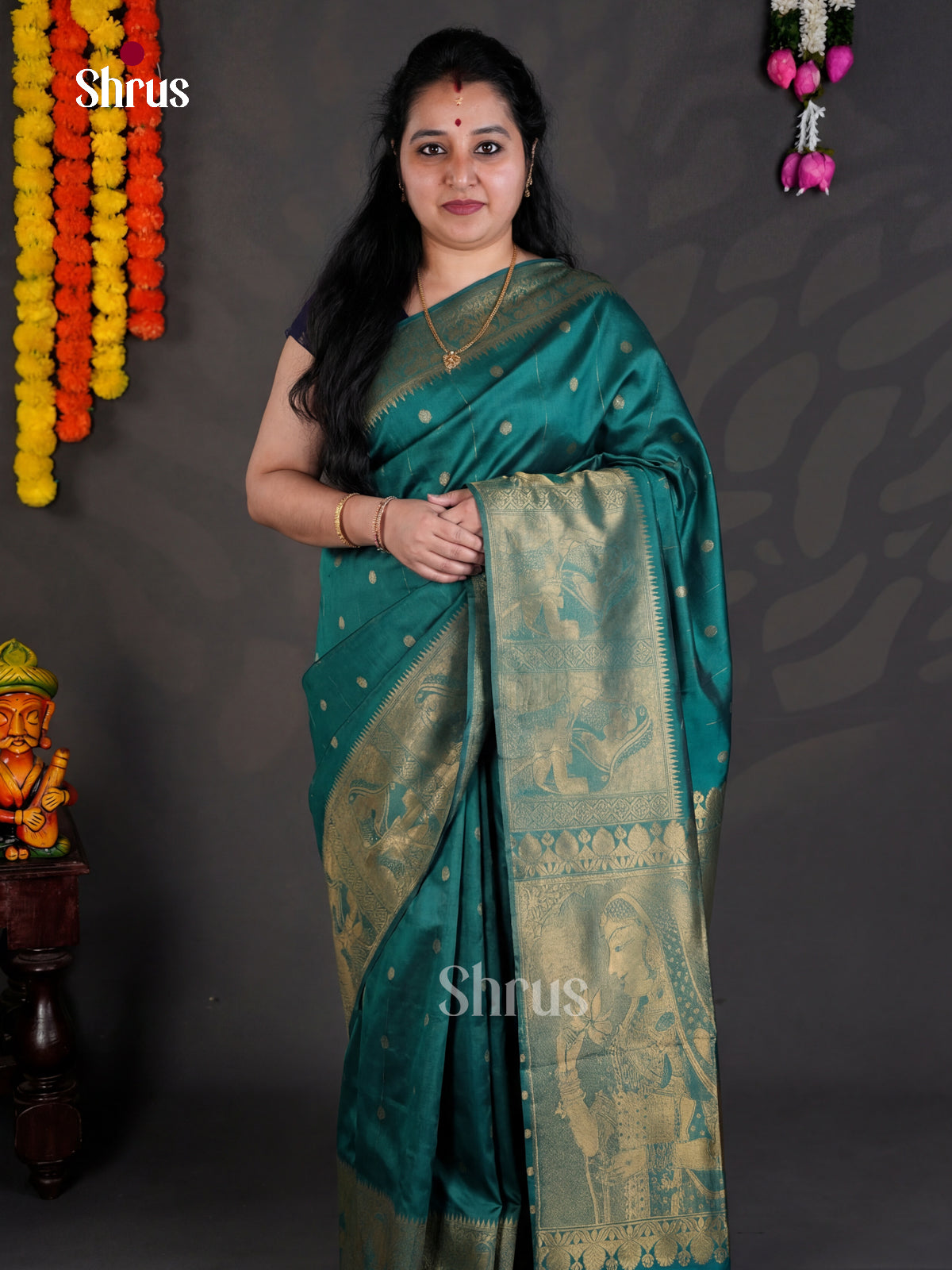 EBS04203 - Semi Tussar - Saree - Shop on Shrus.com