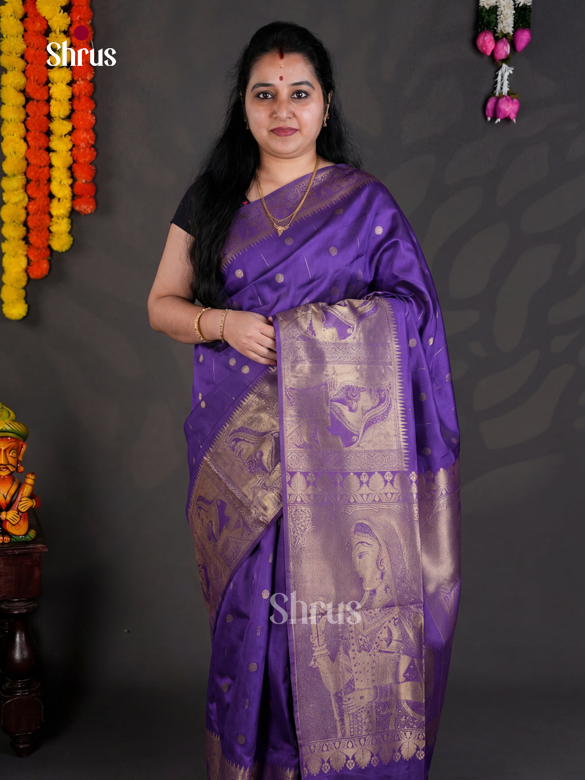 EBS04205 - Semi Tussar - Saree - Shop on Shrus.com