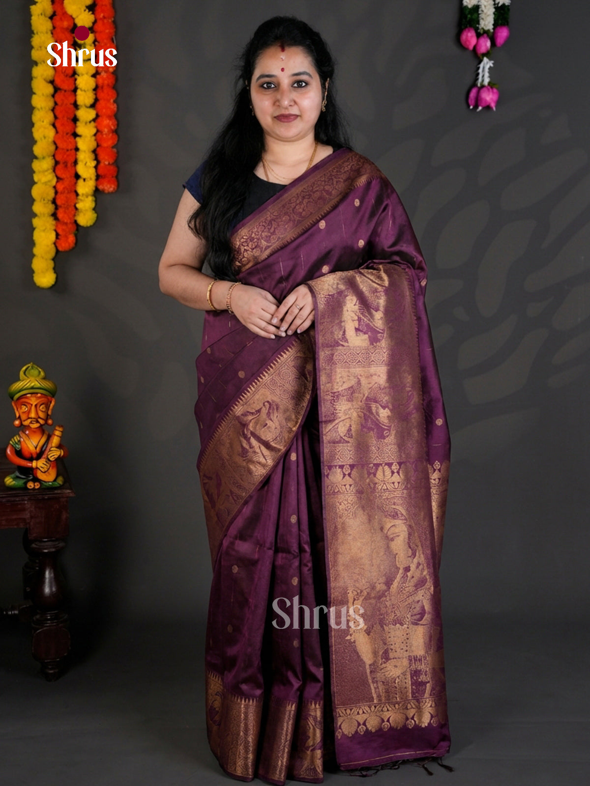 EBS04207 - Semi Tussar - Saree - Shop on Shrus.com