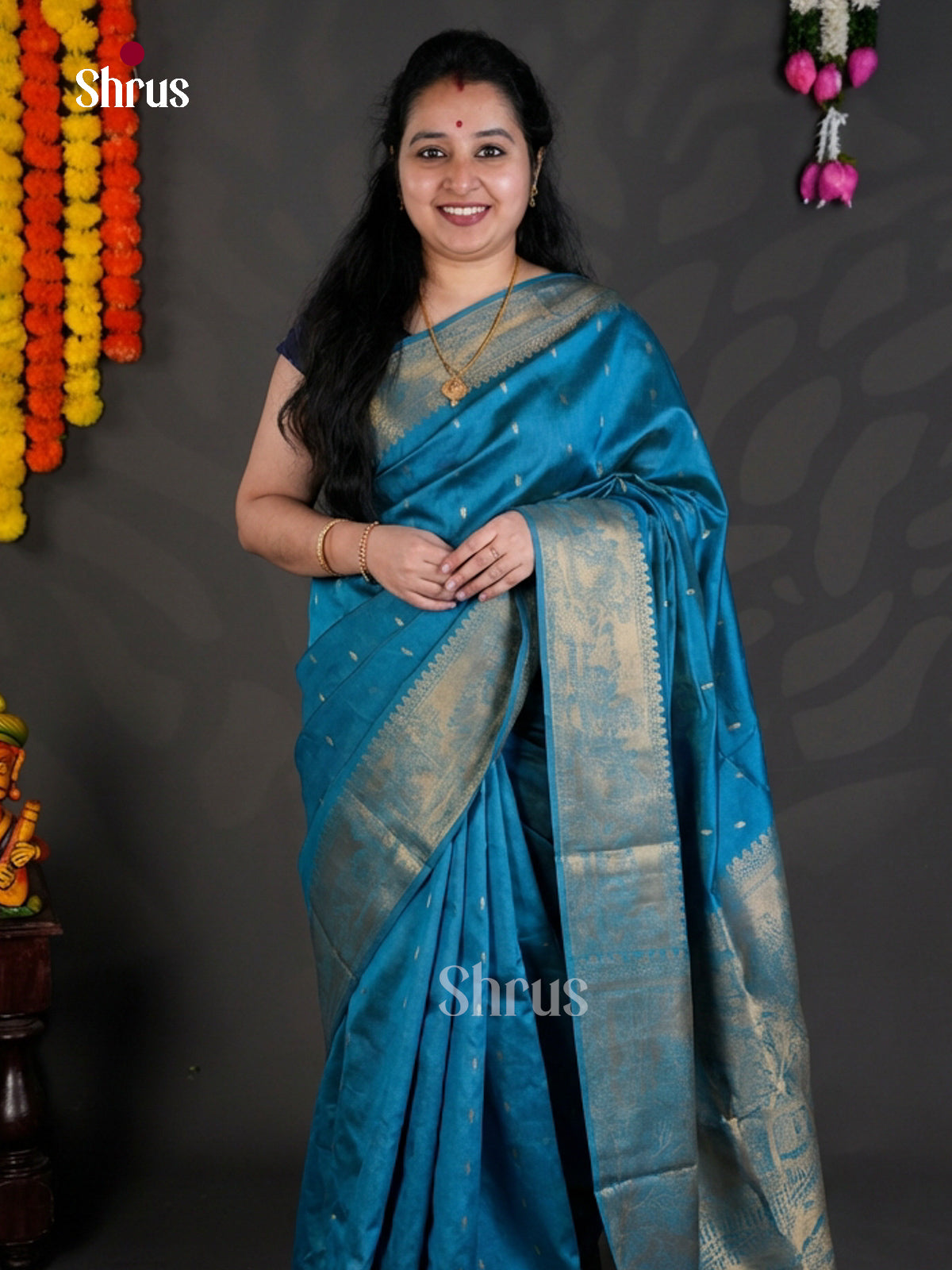 EBS04209 - Semi Tussar - Saree - Shop on Shrus.com