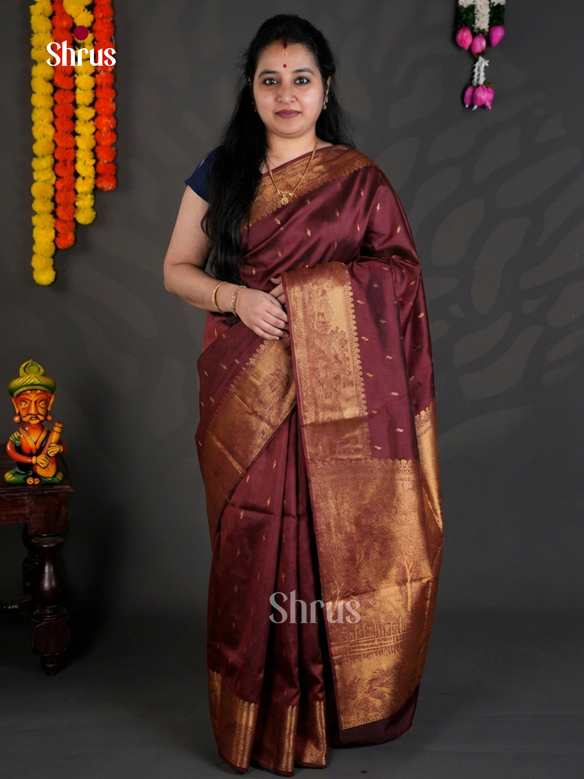 EBS04212 - Semi Tussar - Saree - Shop on Shrus.com