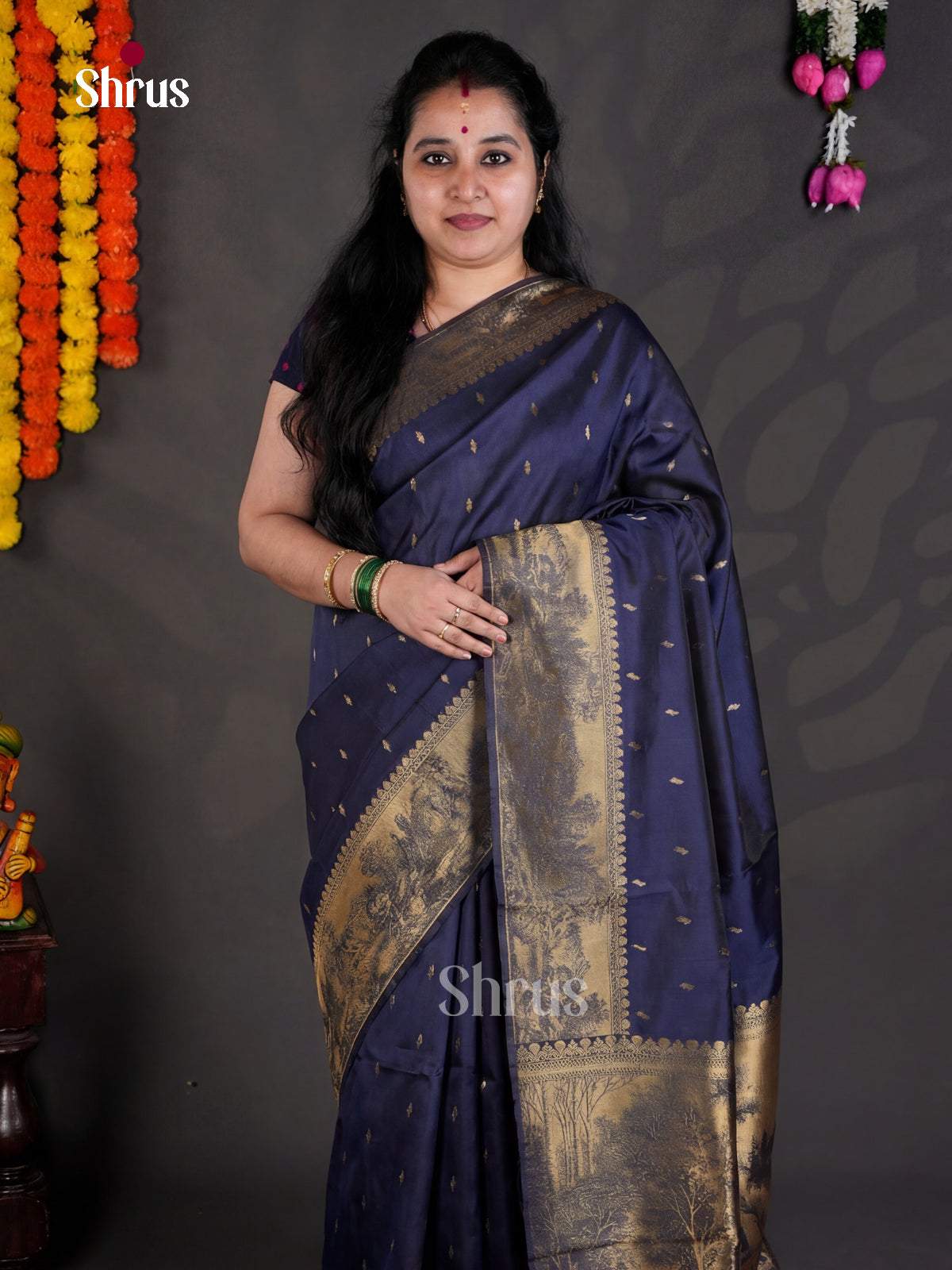 EBS04213 - Semi Tussar - Saree - Shop on Shrus.com