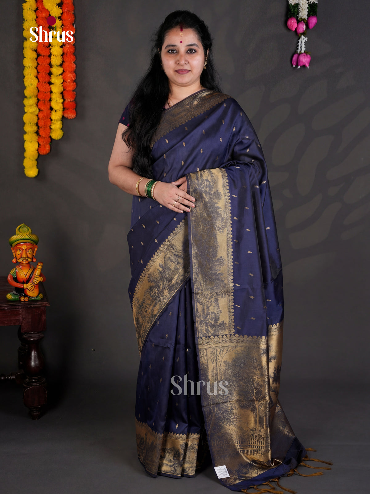 EBS04213 - Semi Tussar - Saree - Shop on Shrus.com