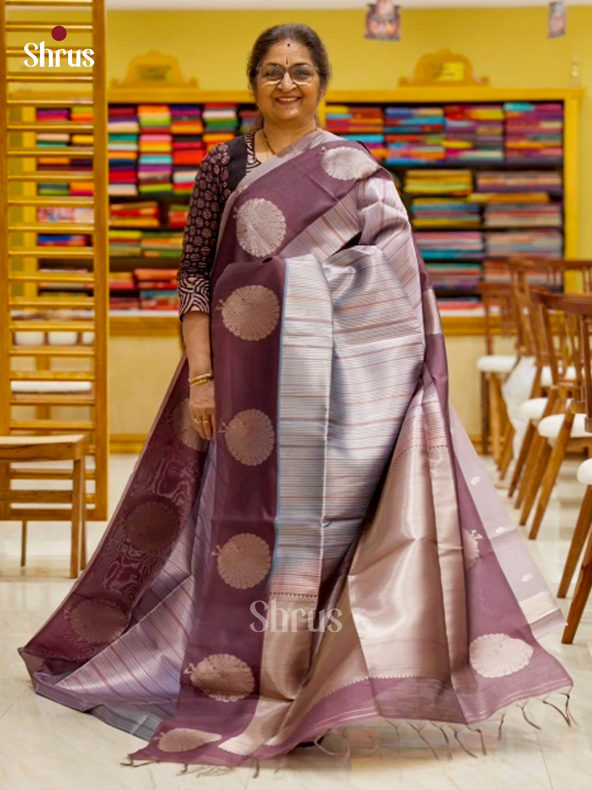 Semi Tussar Saree - EBS04262