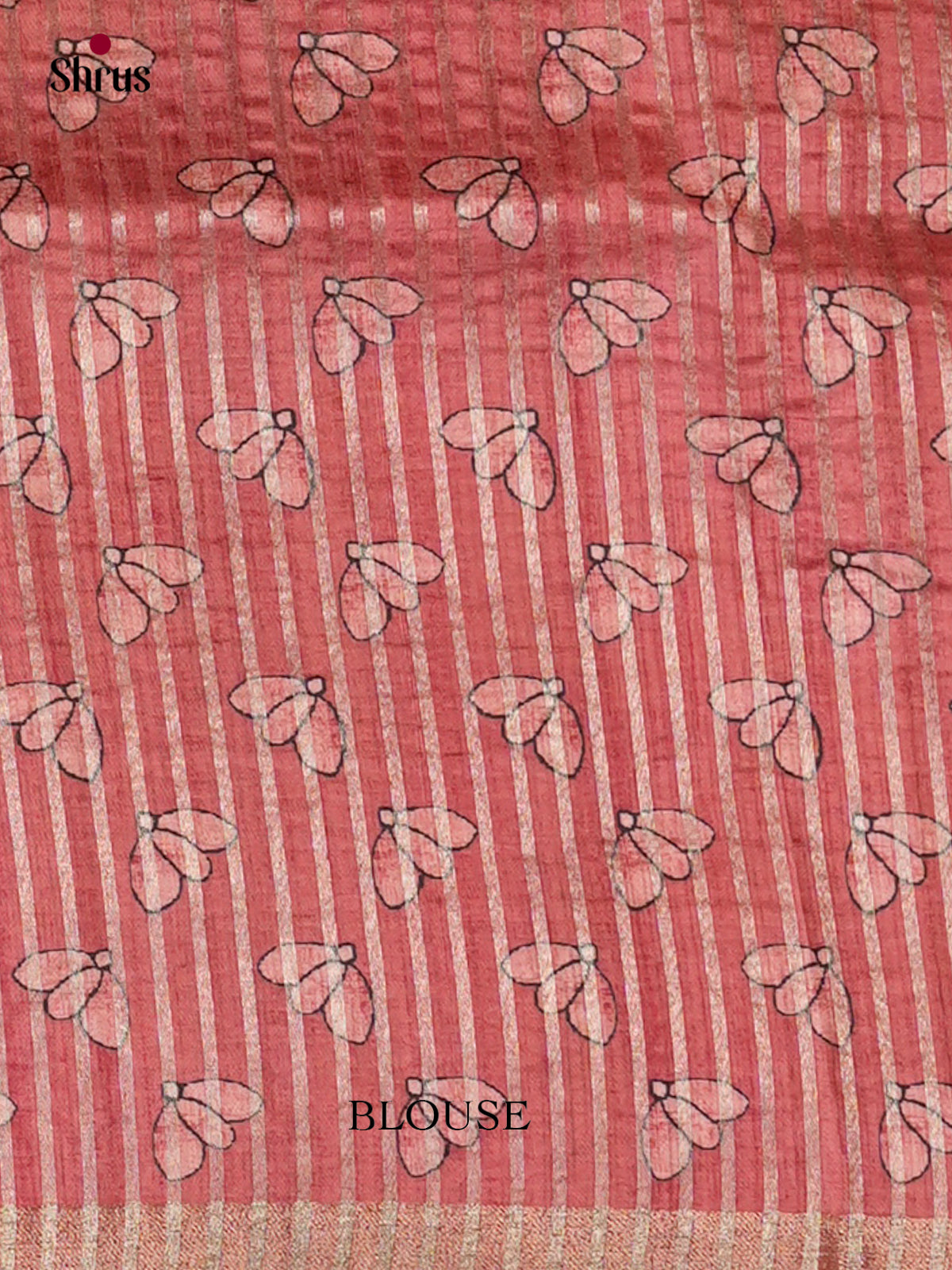 Printed Semi Tussar Saree - EBS04512 - Shop on Shrus.com