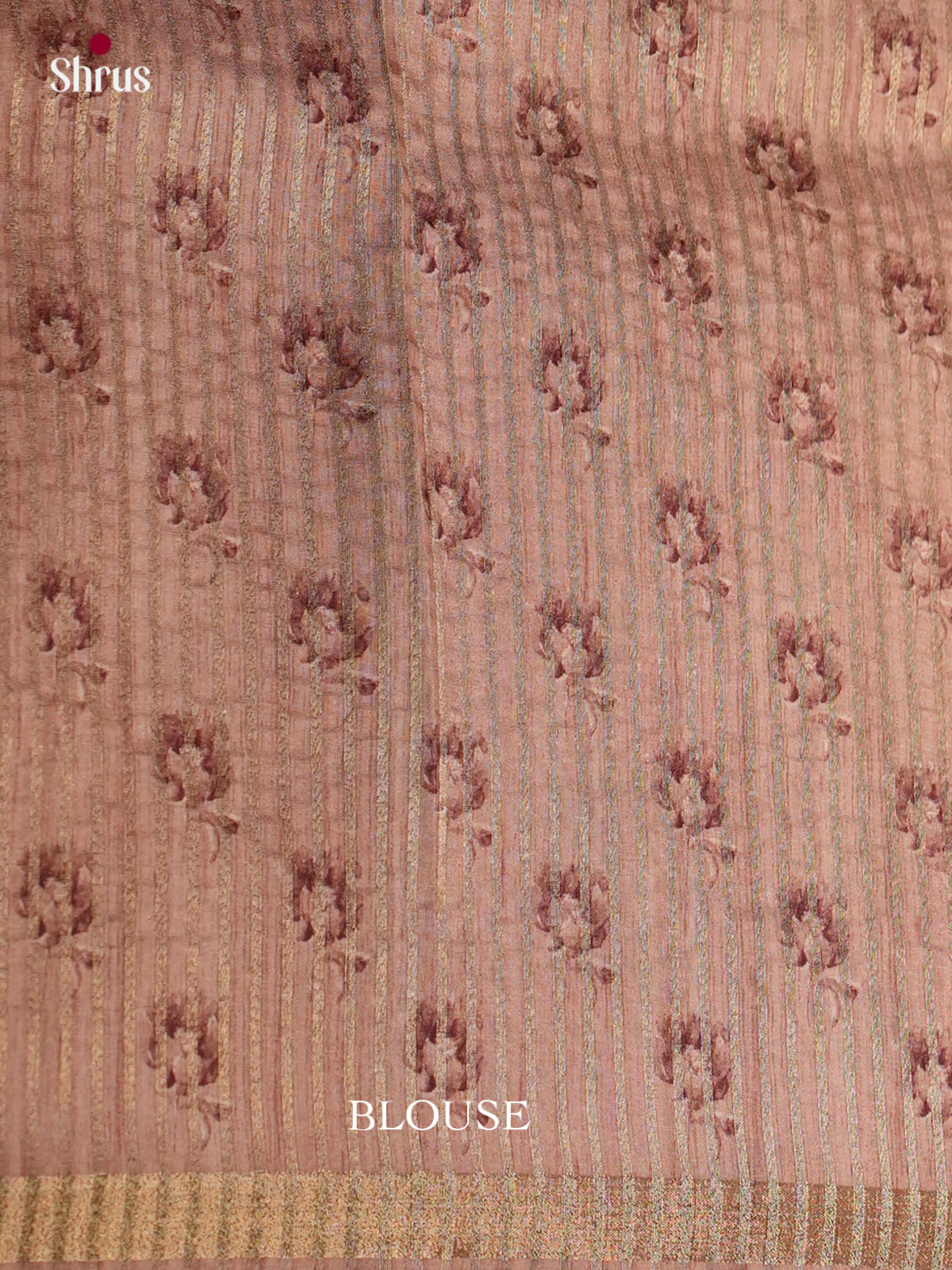 Printed Semi Tussar Saree - EBS04514 - Shop on Shrus.com