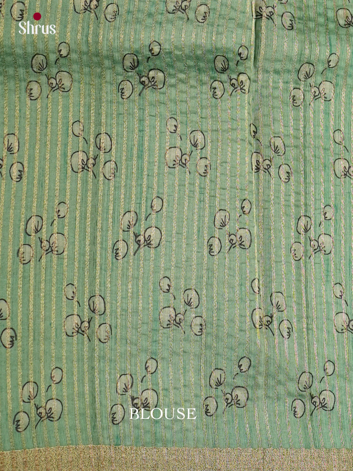 Printed Semi Tussar Saree - EBS04535 - Shop on Shrus.com