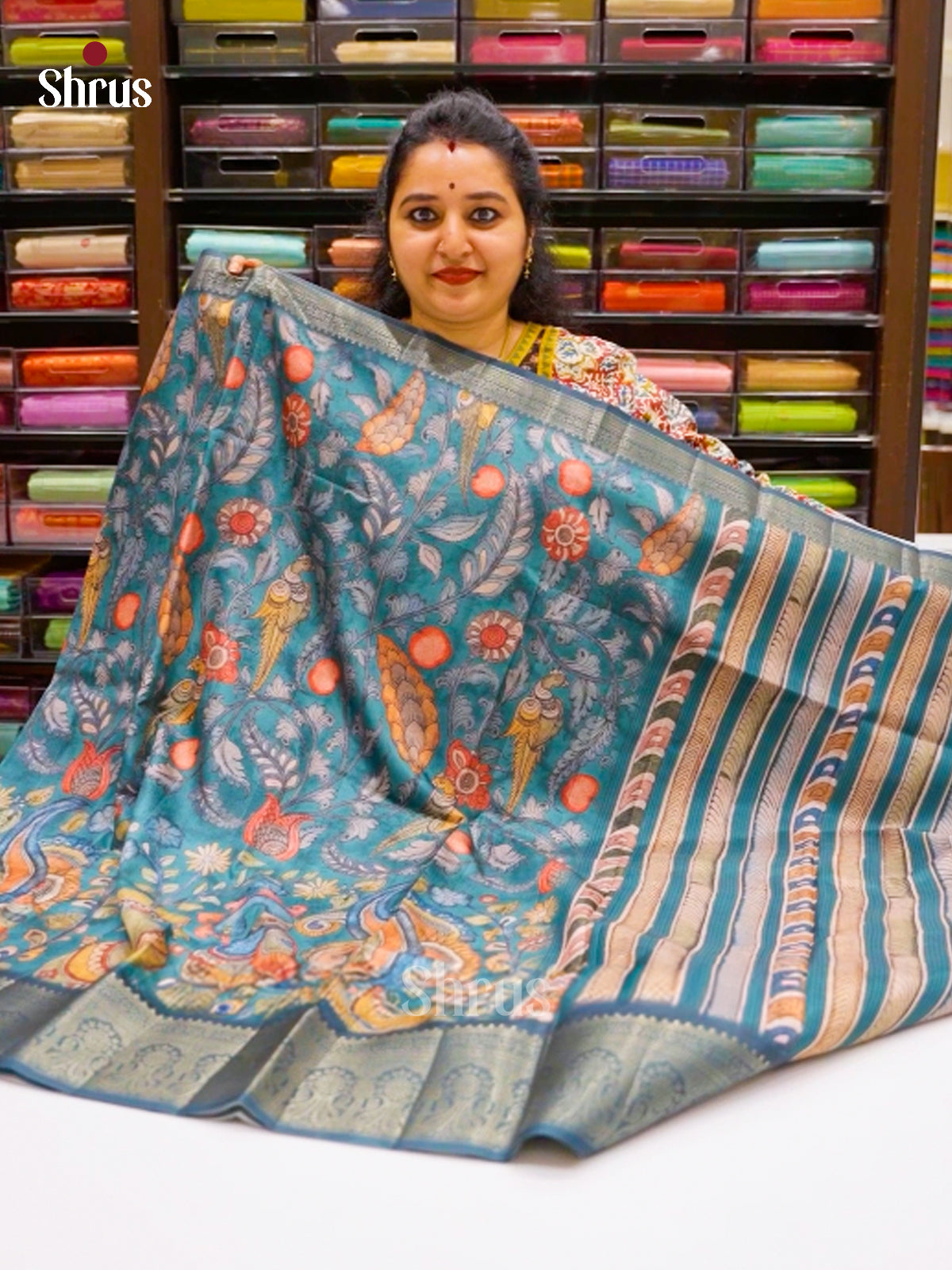 Chennur-Print Saree - EBS04613