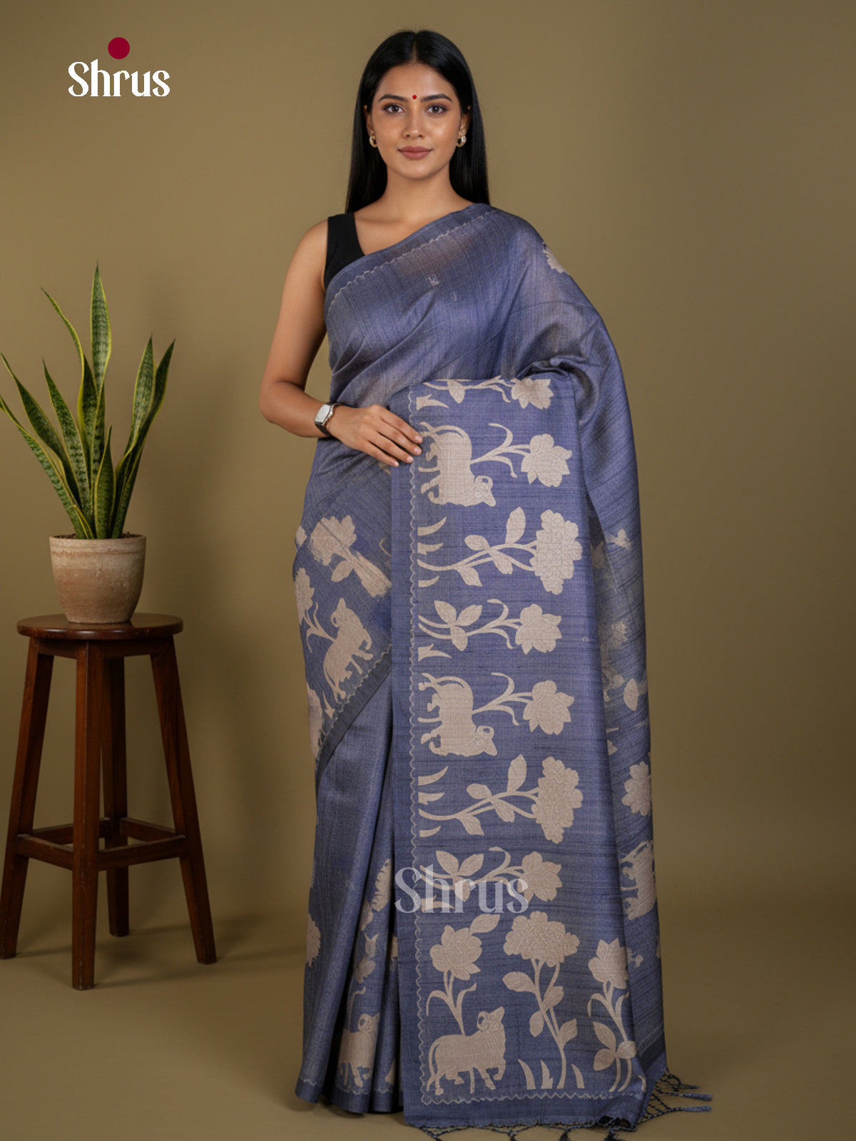 Semi matka Saree - EBS04627 - Shop on Shrus.com