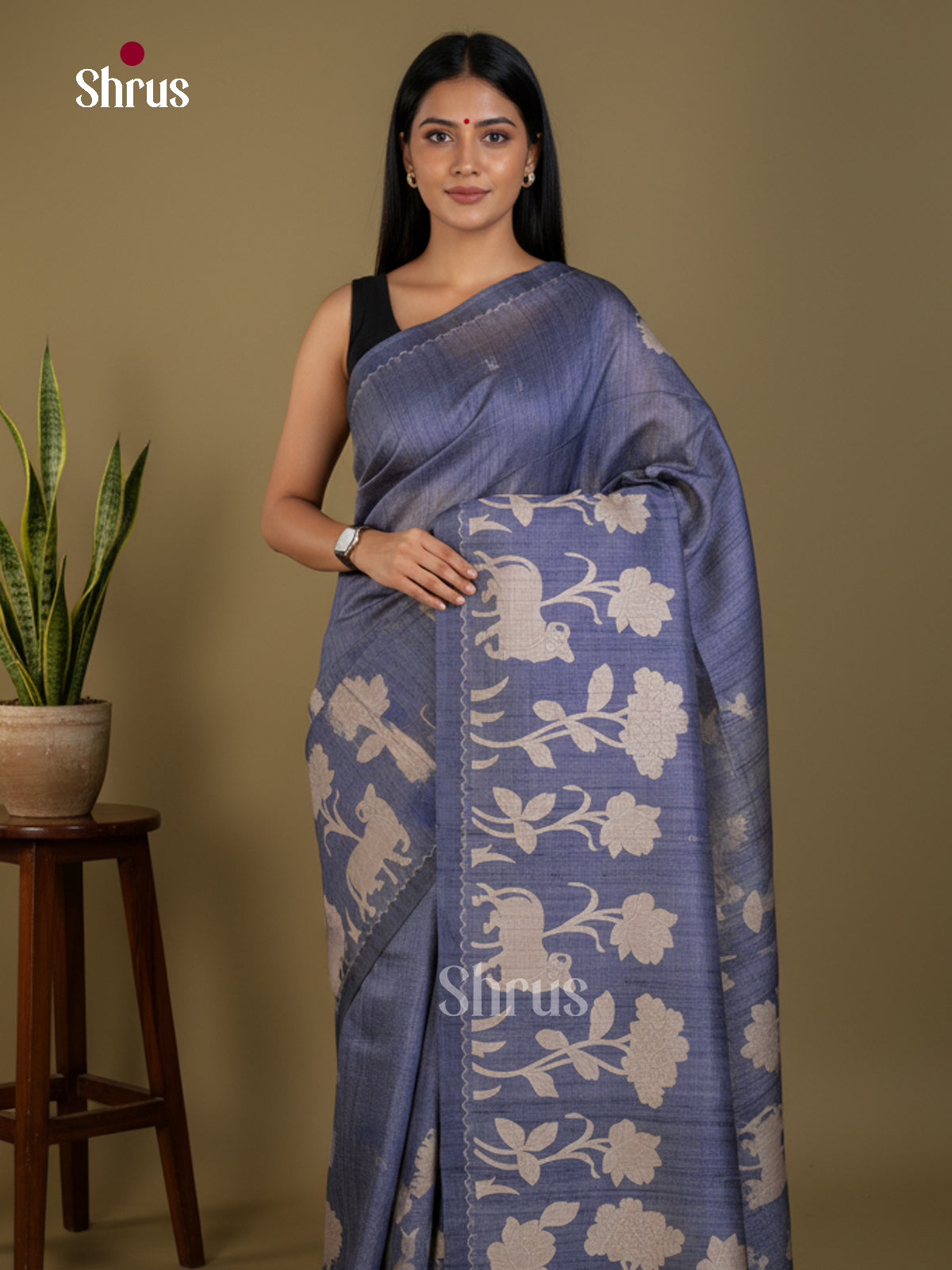 Semi matka Saree - EBS04627 - Shop on Shrus.com