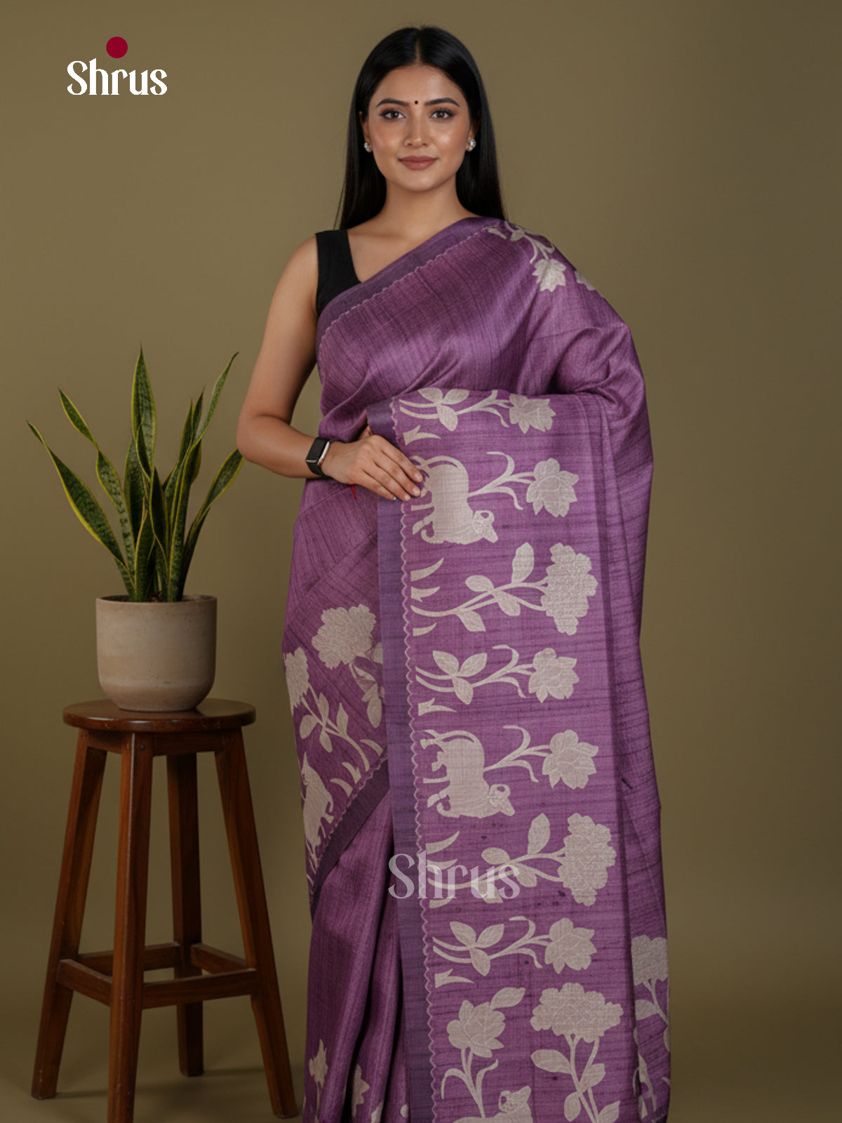 Semi matka Saree - EBS04629 - Shop on Shrus.com