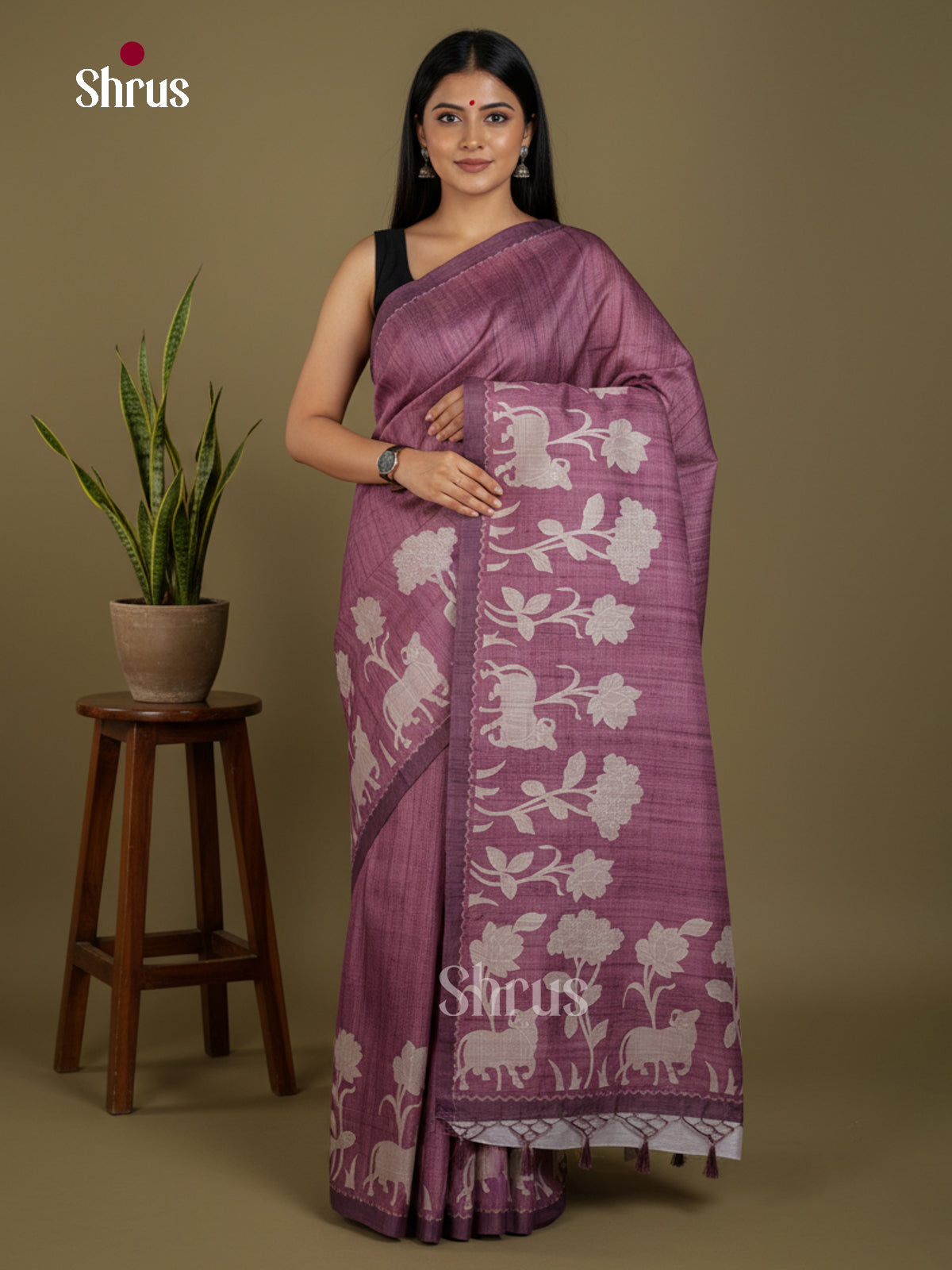 Semi matka Saree - EBS04630 - Shop on Shrus.com