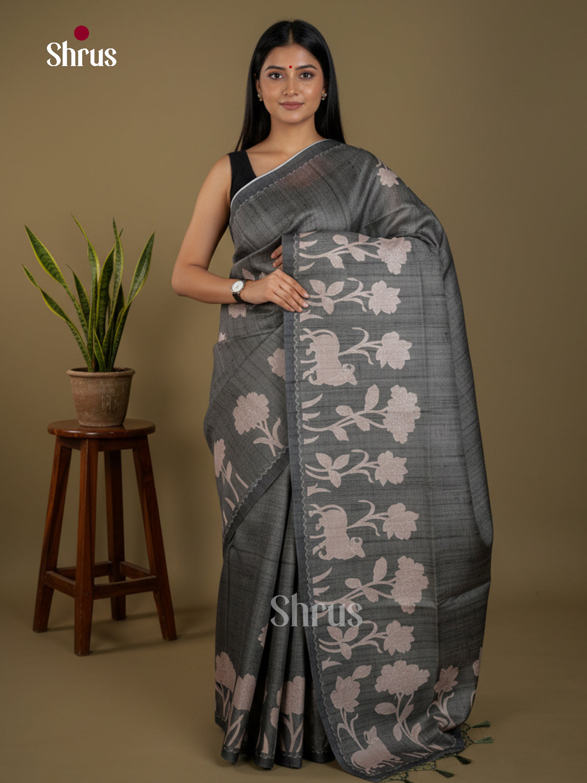 Semi matka Saree - EBS04631 - Shop on Shrus.com