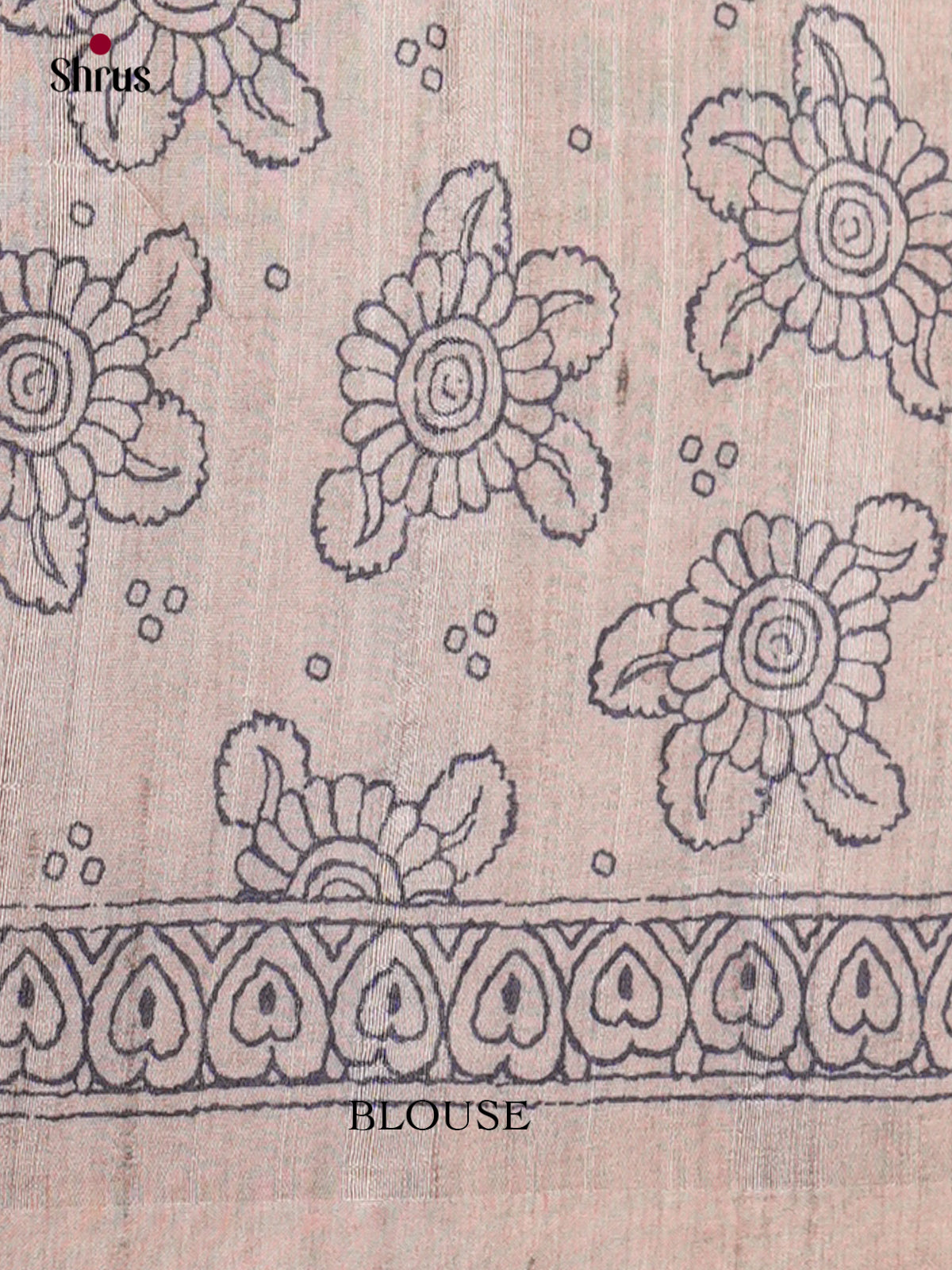 Semi Tussar Saree - EBS04632 - Shop on Shrus.com