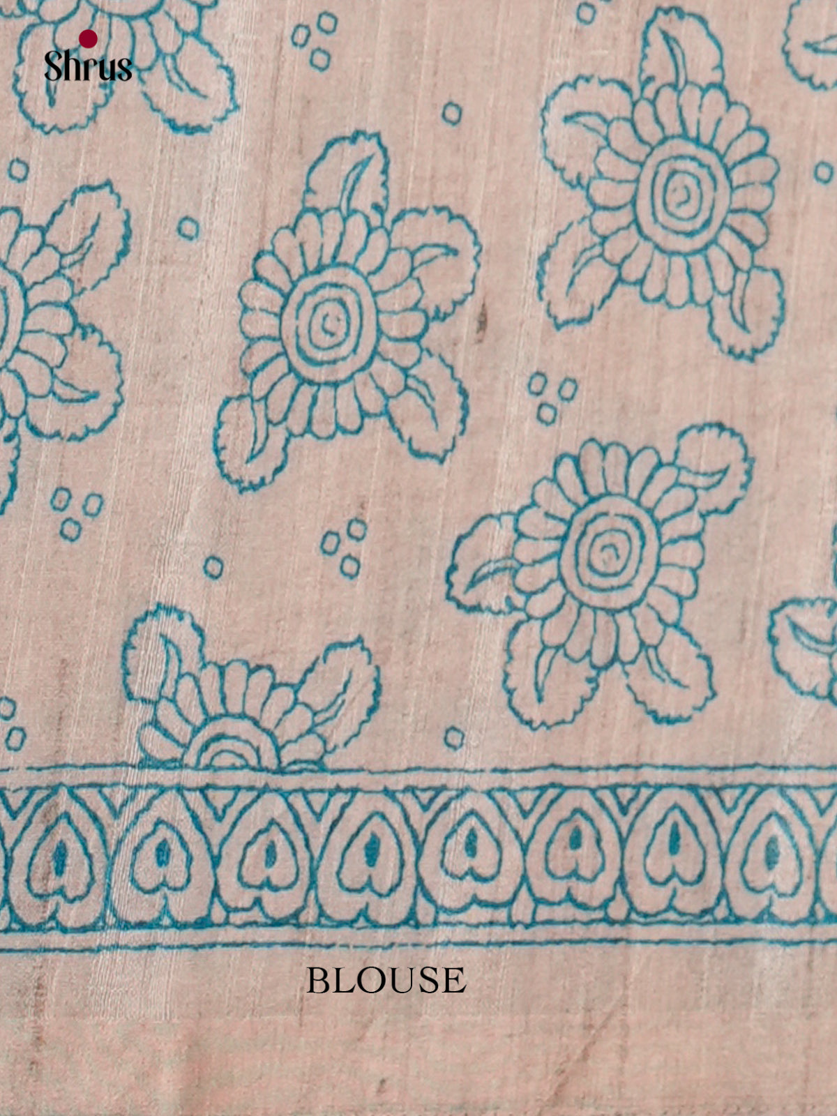 Semi Tussar Saree - EBS04633 - Shop on Shrus.com