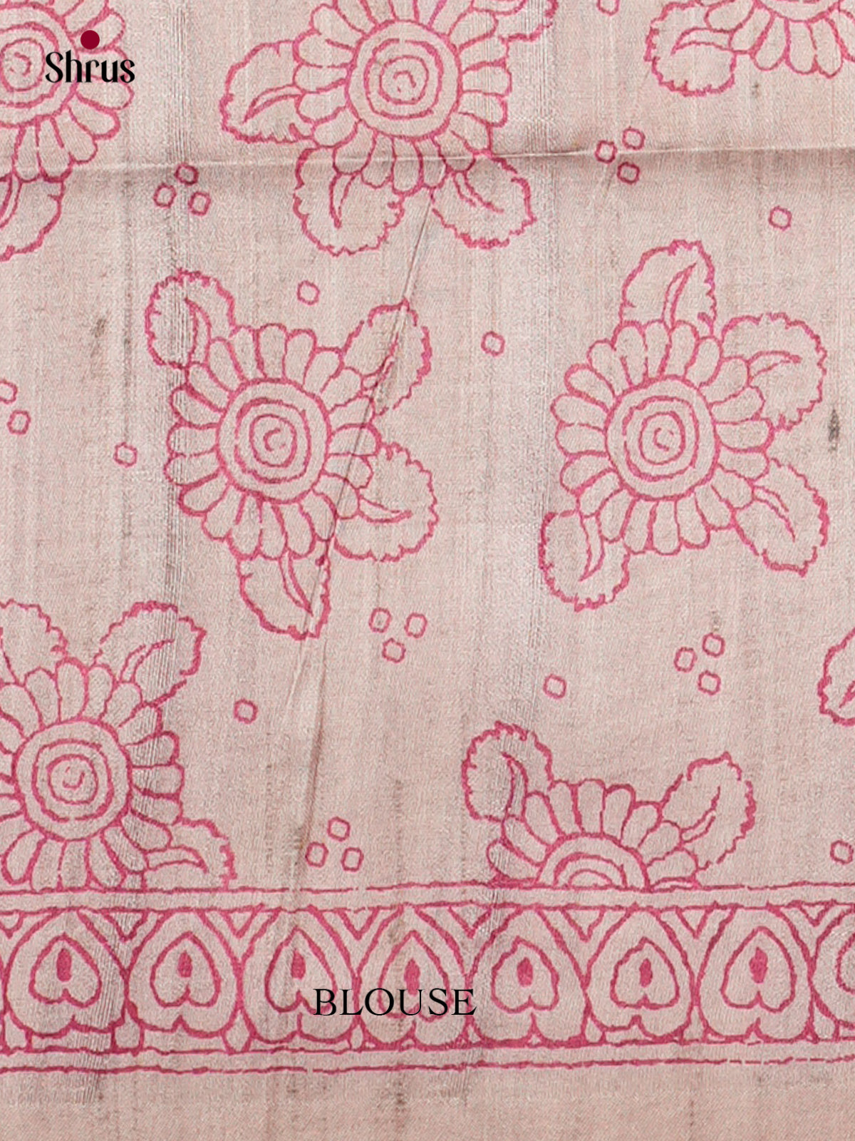 Semi Tussar Saree - EBS04635 - Shop on Shrus.com