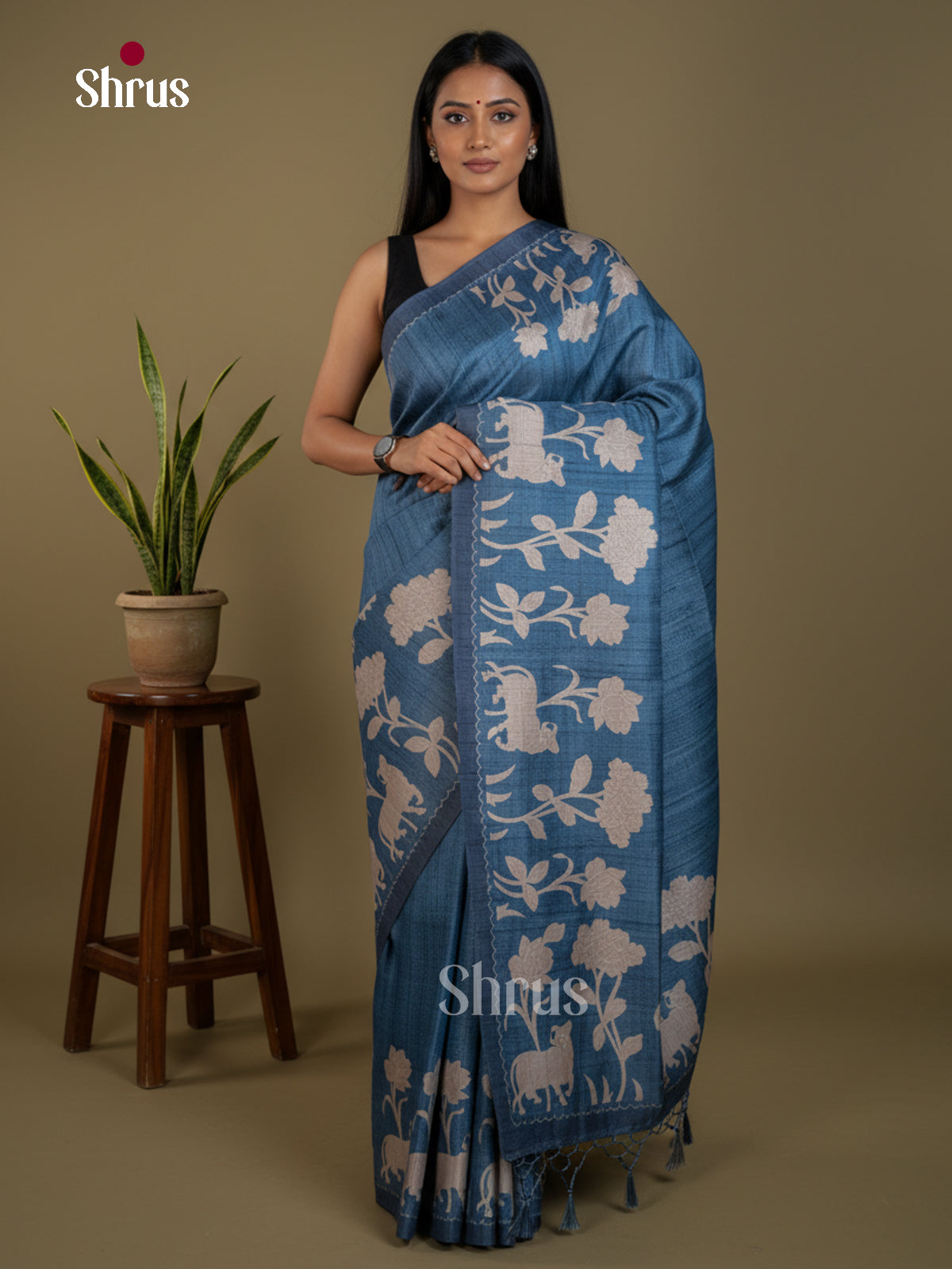 Semi matka Saree - EBS04637 - Shop on Shrus.com
