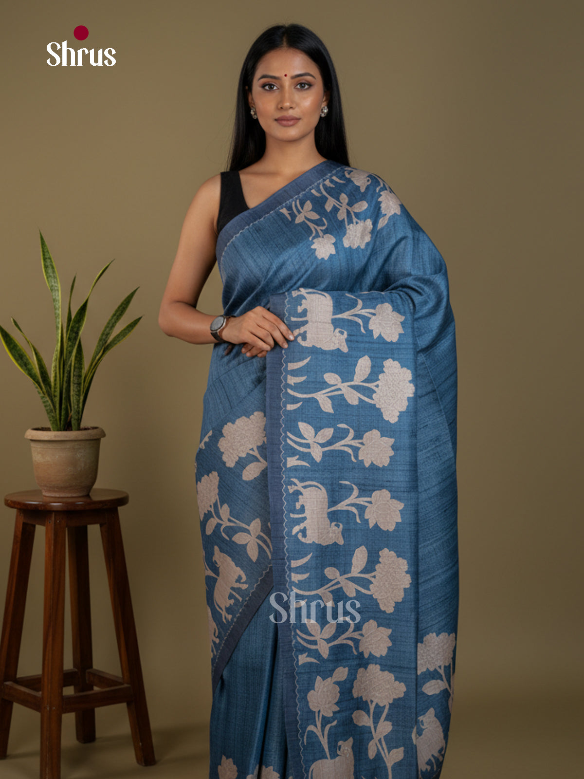 Semi matka Saree - EBS04637 - Shop on Shrus.com