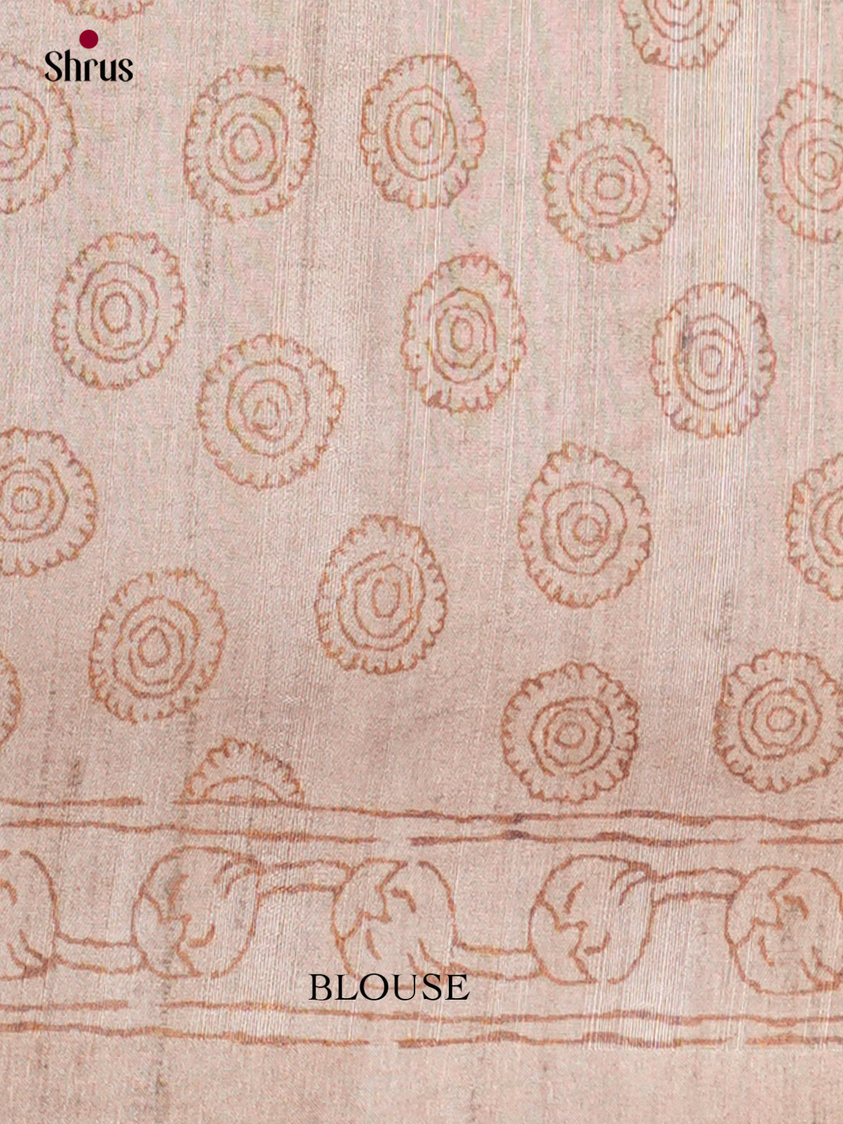 Semi Tussar Saree - EBS04669 - Shop on Shrus.com
