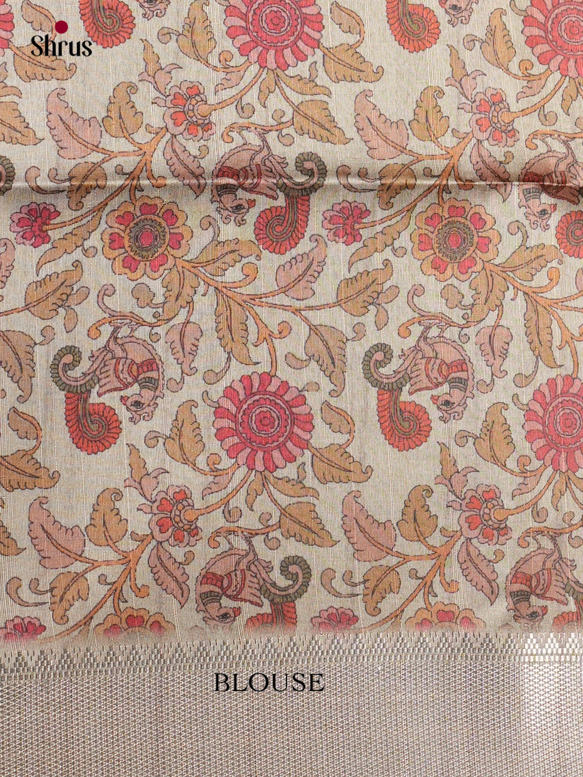 Semi Rawsilk Saree - EBS05003 - Shop on Shrus.com