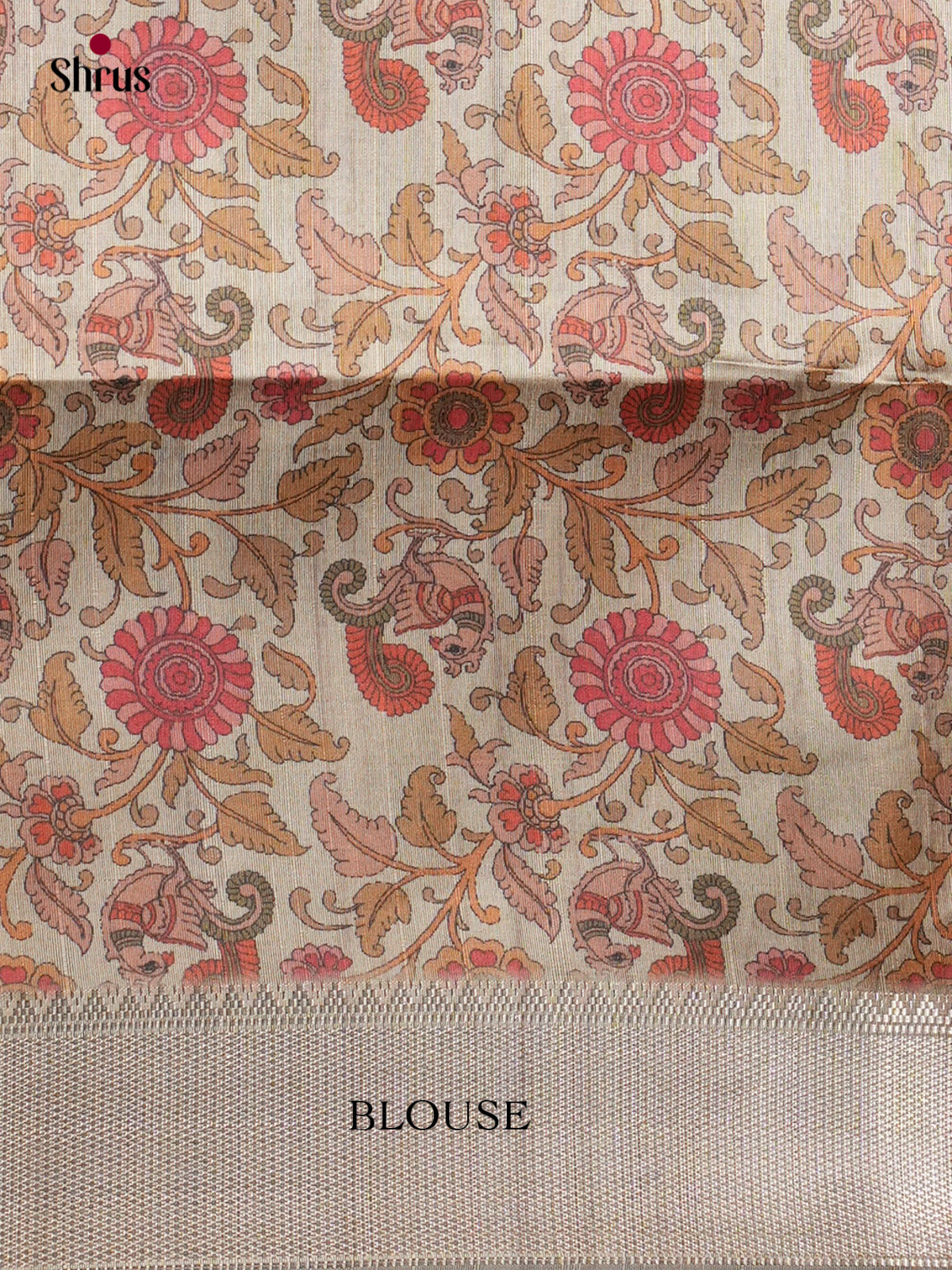 Semi Rawsilk Saree - EBS05005 - Shop on Shrus.com