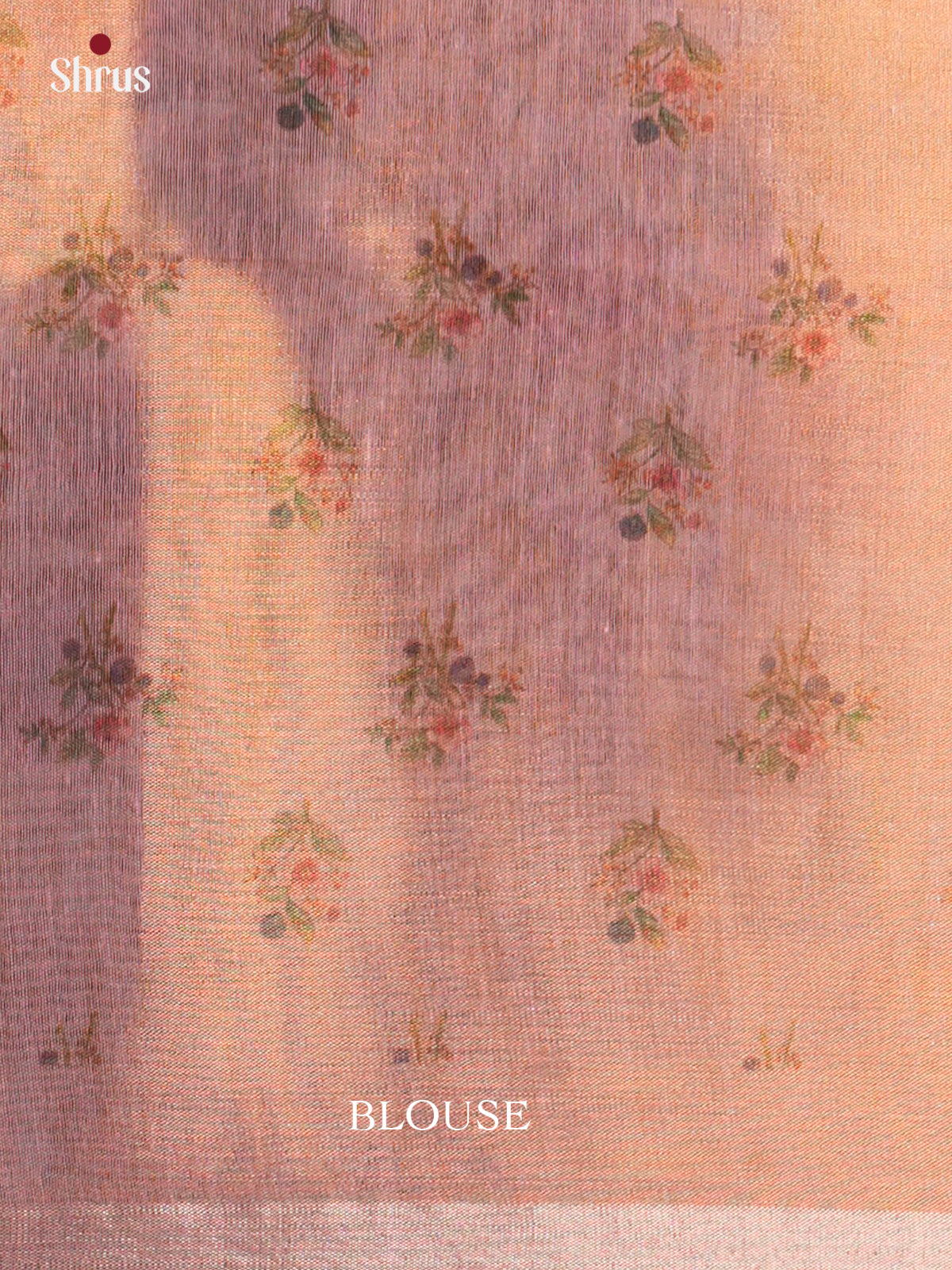 Semi Tissue Print Saree - EBS05053 - Shop on Shrus.com