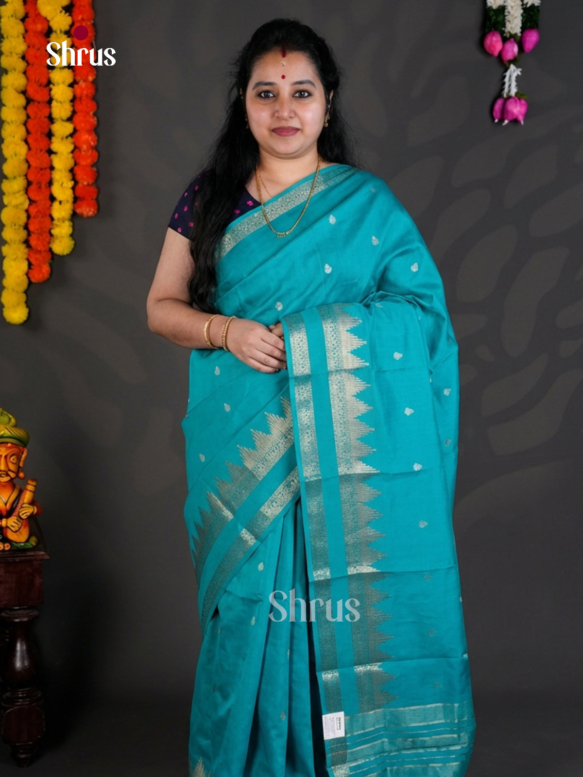 EBS05261 - Semi Chiniya - Saree - Shop on Shrus.com