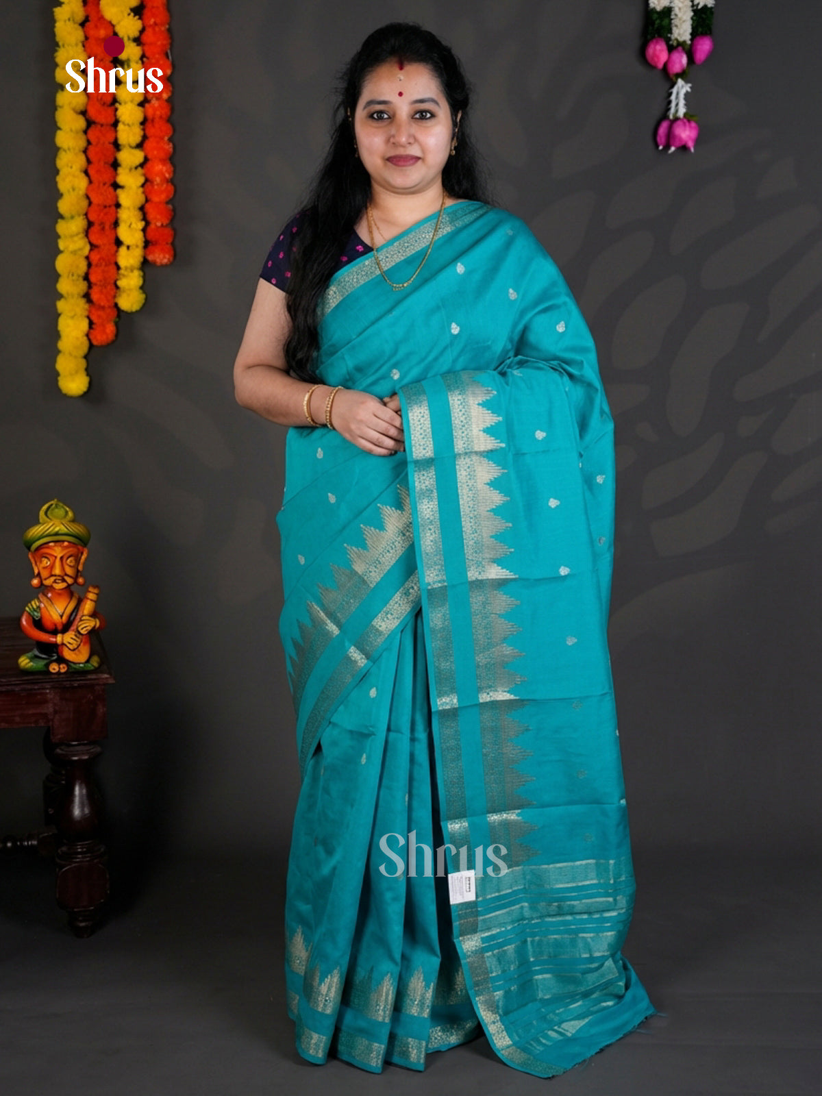 EBS05261 - Semi Chiniya - Saree - Shop on Shrus.com