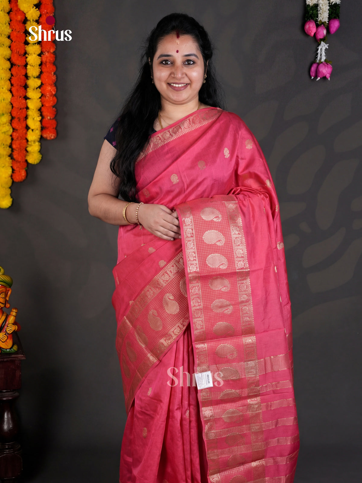 EBS05286 - Semi Chiniya - Saree - Shop on Shrus.com