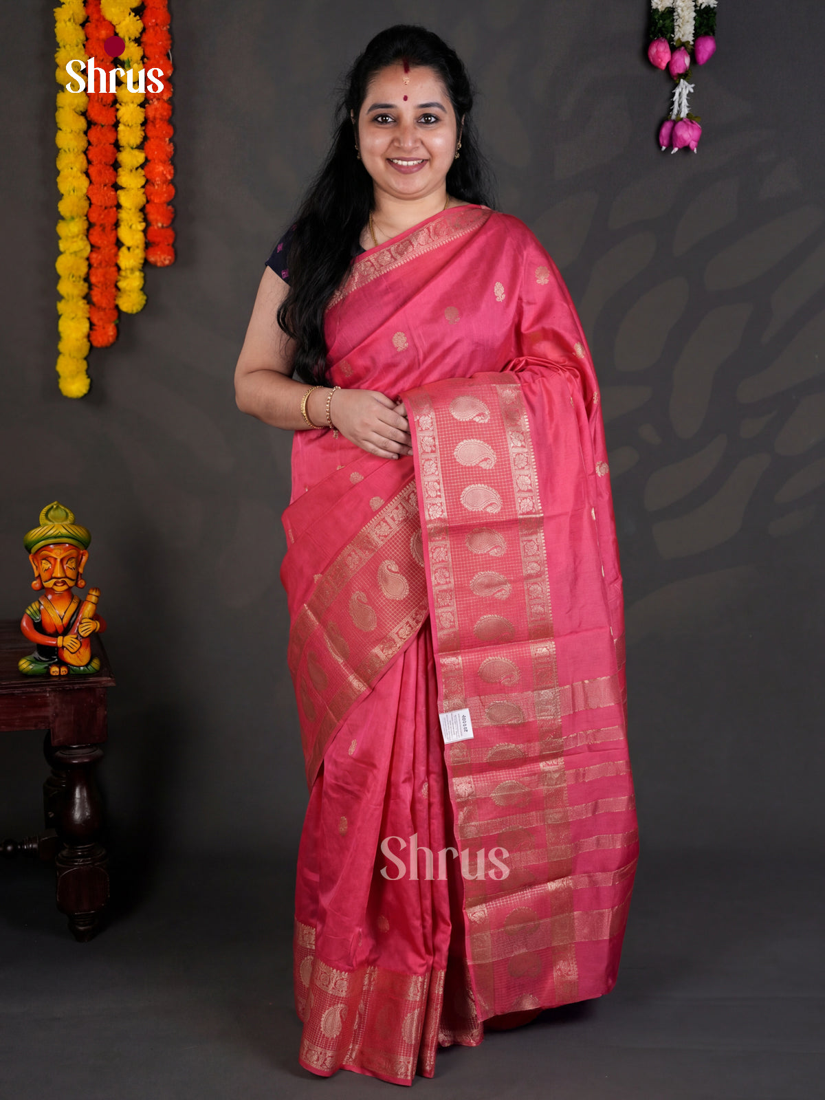 EBS05286 - Semi Chiniya - Saree - Shop on Shrus.com