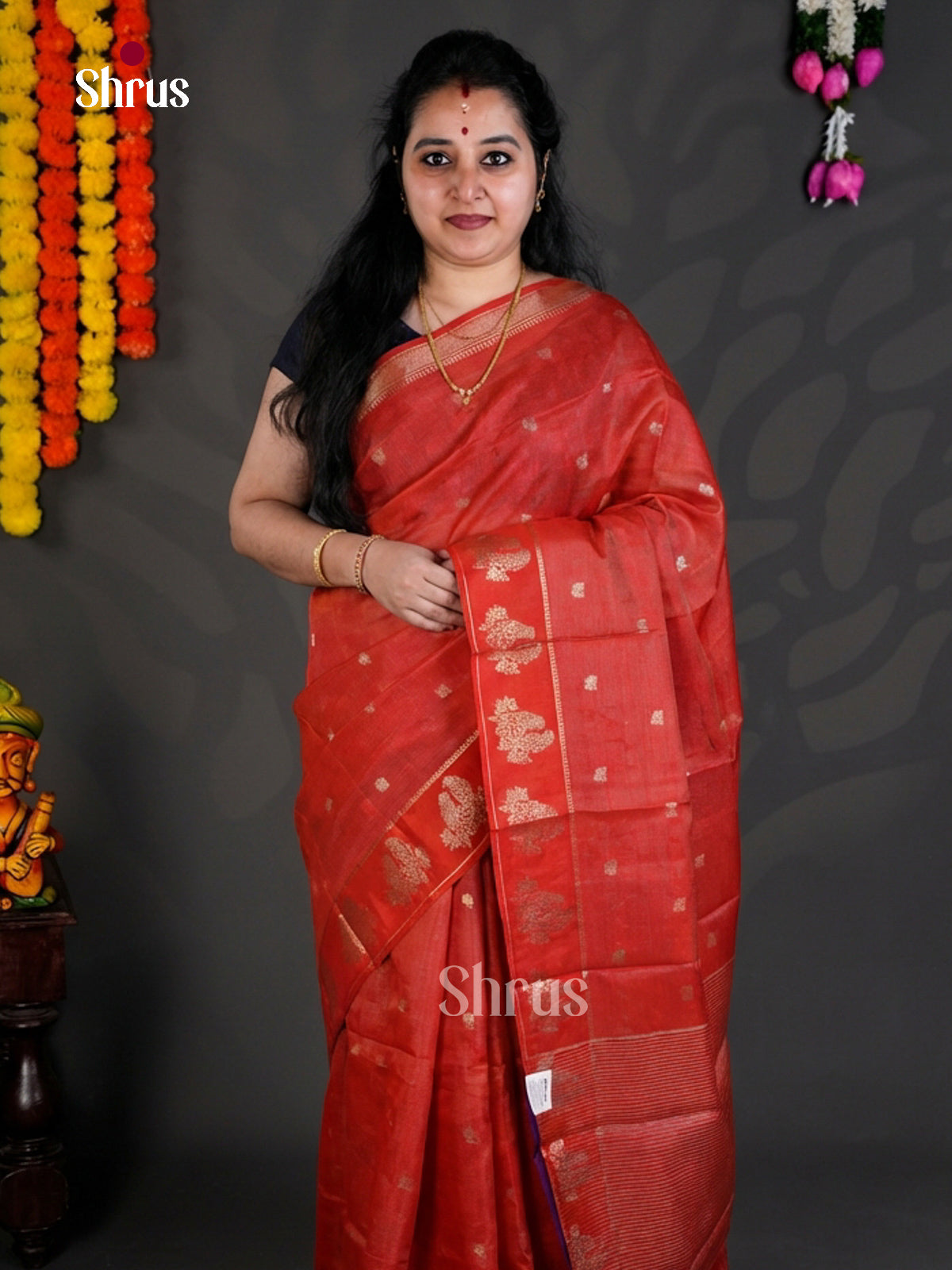 EBS05292 - Semi Chiniya - Saree - Shop on Shrus.com