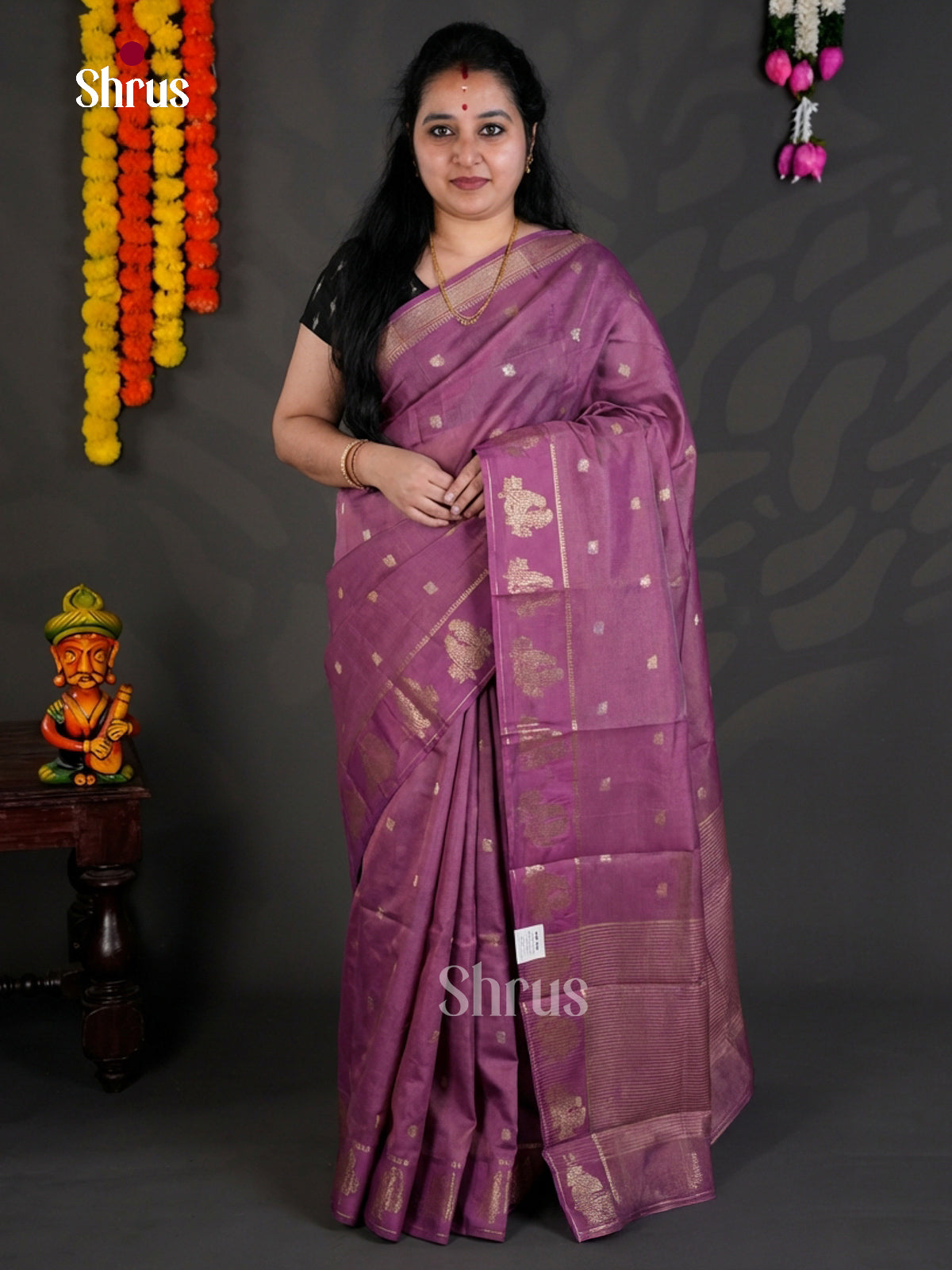 EBS05301 - Semi Chiniya - Saree - Shop on Shrus.com