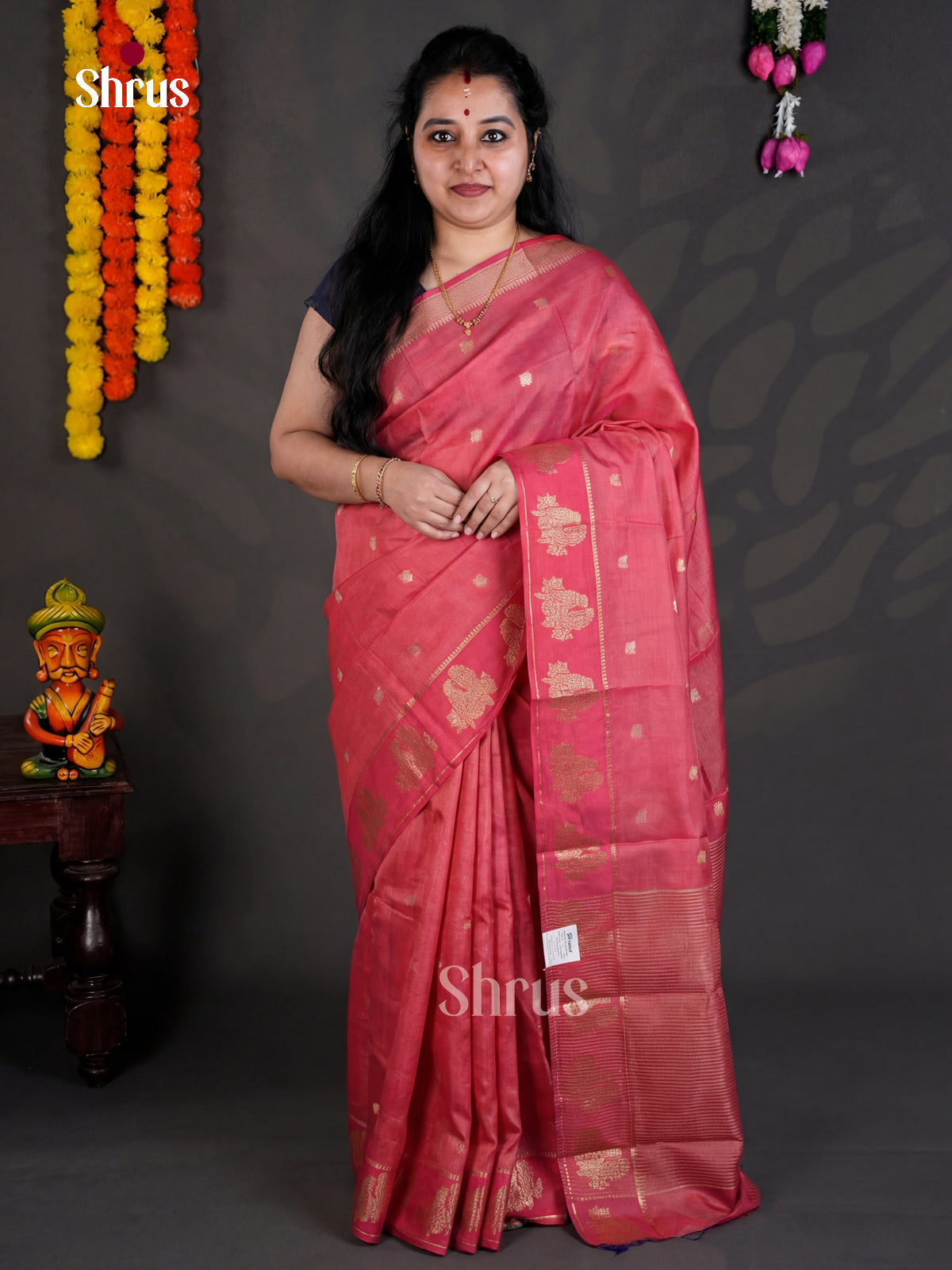 EBS05302 - Semi Chiniya - Saree - Shop on Shrus.com