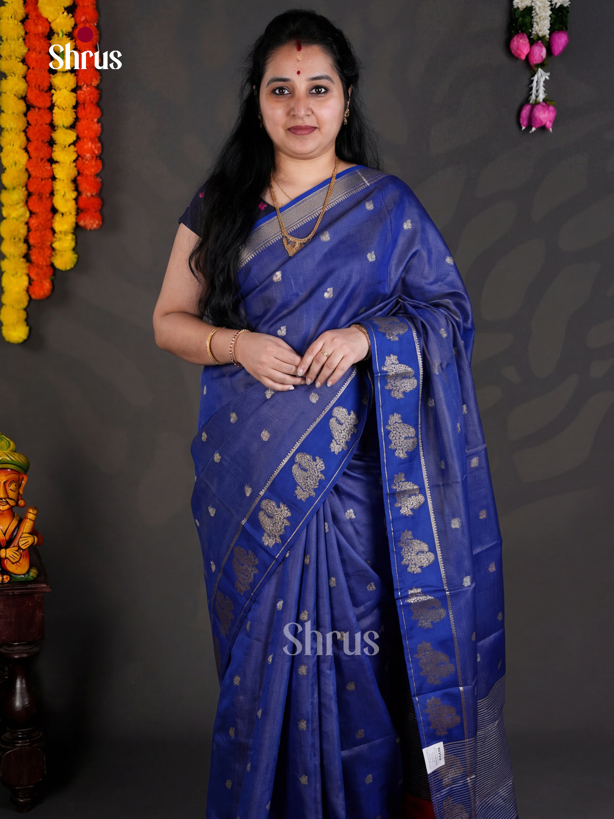 EBS05303 - Semi Chiniya - Saree - Shop on Shrus.com