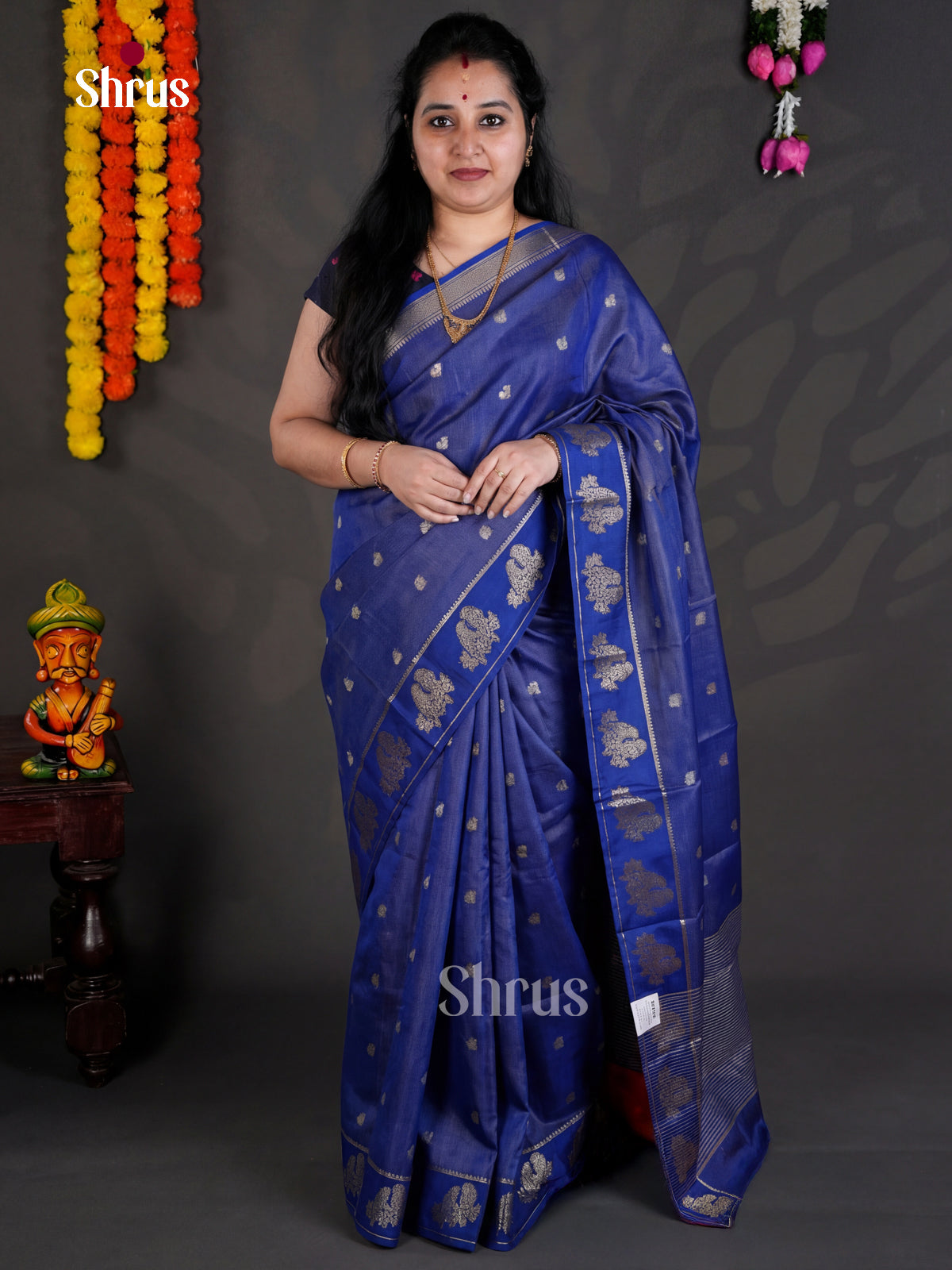 EBS05303 - Semi Chiniya - Saree - Shop on Shrus.com