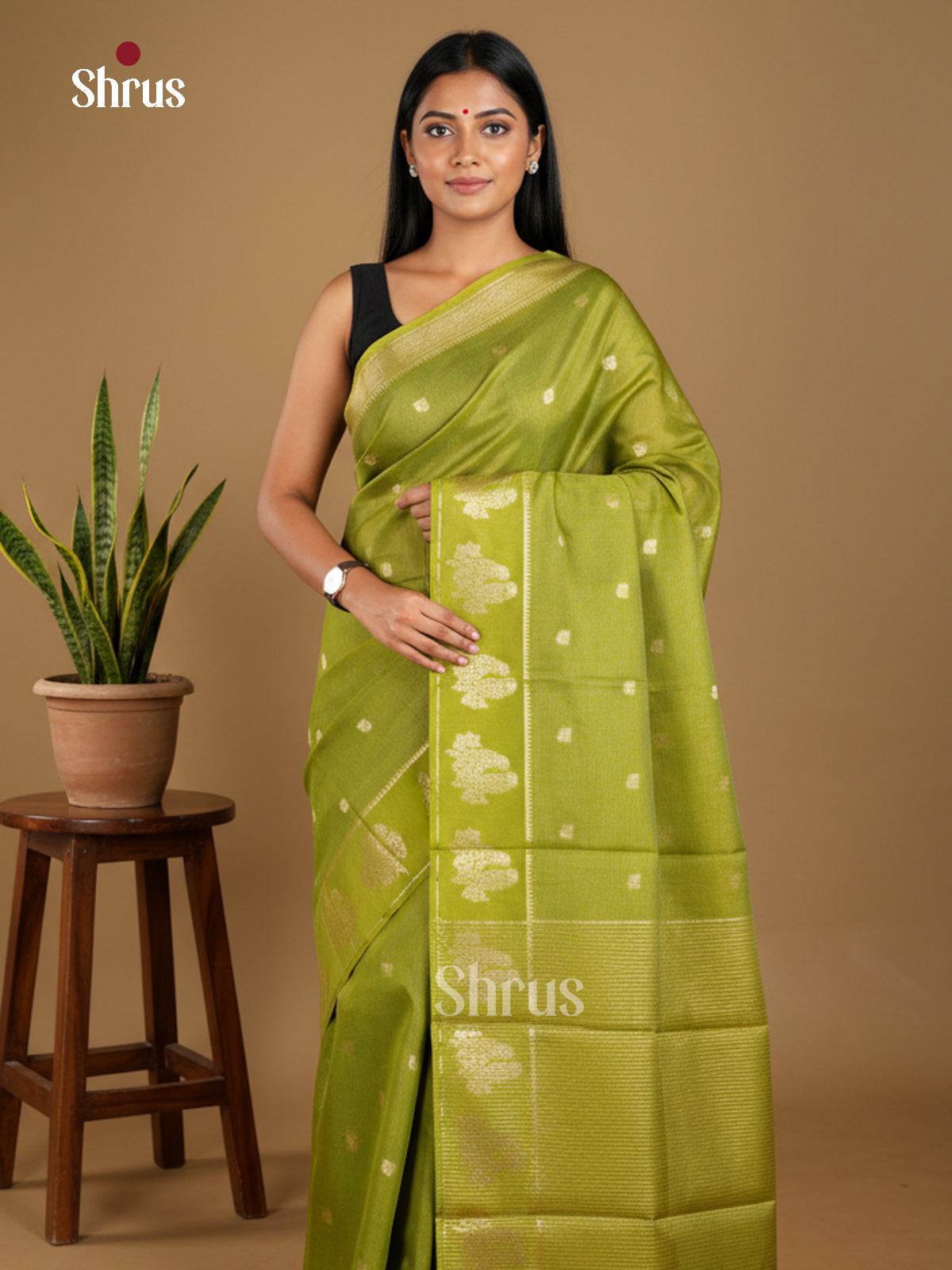 Semi Chiniya Saree - EBS05304 - Shop on Shrus.com