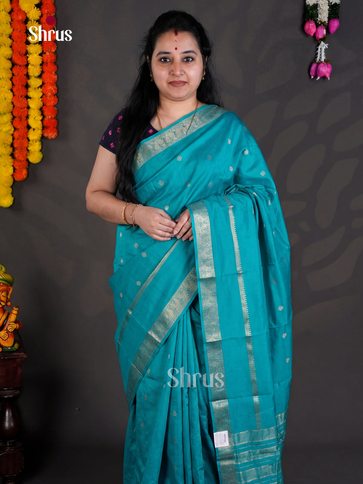 EBS05321 - Semi Chiniya - Saree - Shop on Shrus.com