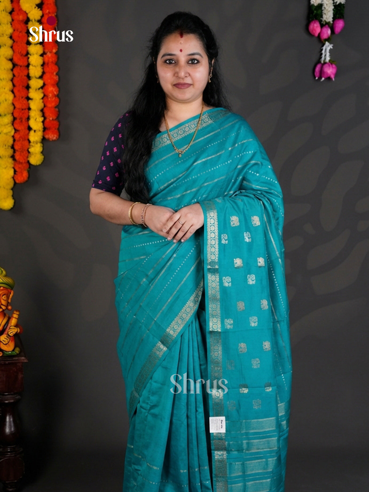 EBS05323 - Semi Chiniya - Saree - Shop on Shrus.com