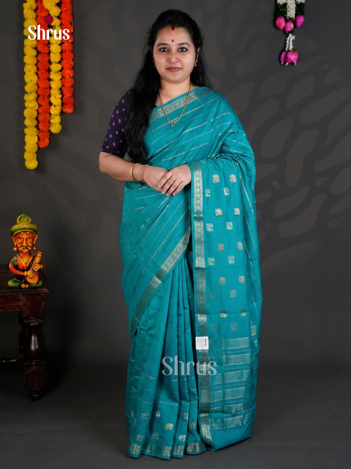 EBS05323 - Semi Chiniya - Saree - Shop on Shrus.com