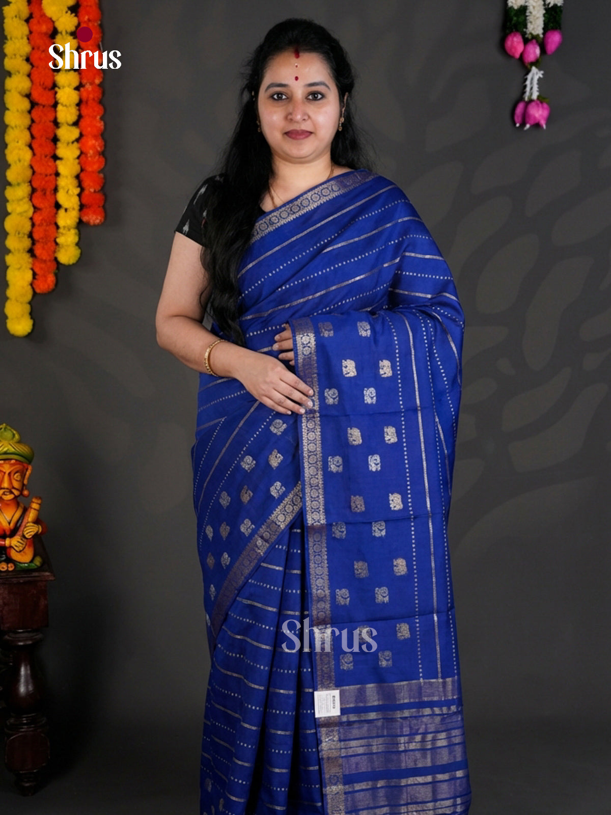 EBS05329 - Semi Chiniya - Saree - Shop on Shrus.com