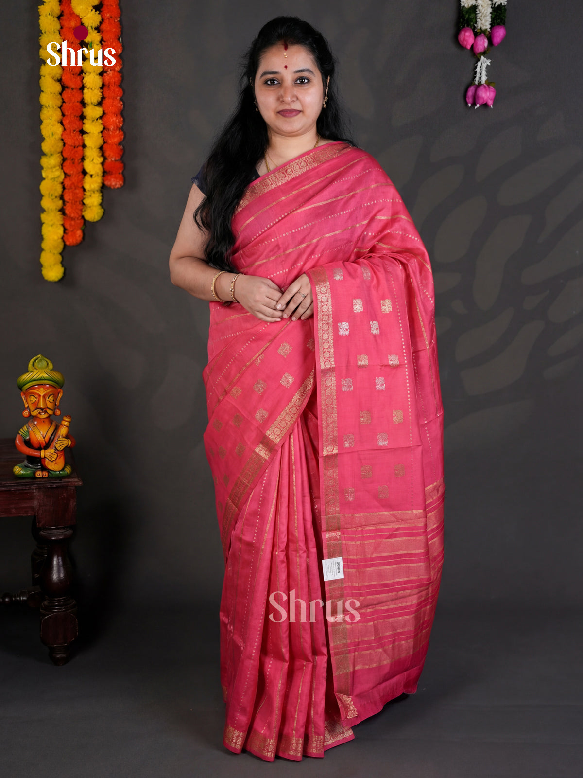 EBS05330 - Semi Chiniya - Saree - Shop on Shrus.com