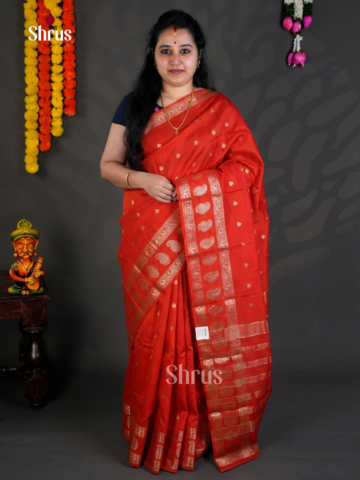 EBS05337 - Semi Chiniya - Saree - Shop on Shrus.com
