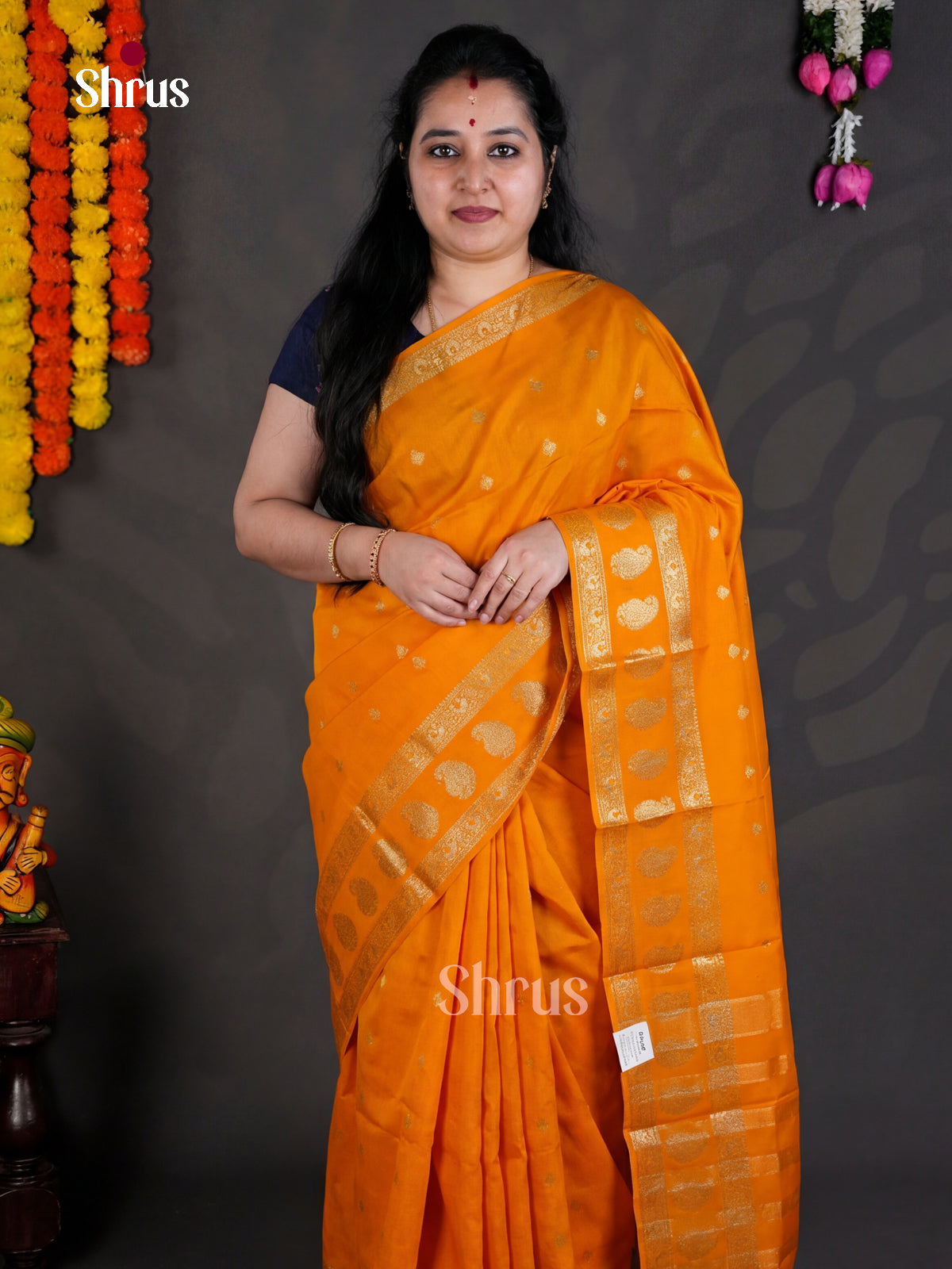 EBS05339 - Semi Chiniya - Saree - Shop on Shrus.com
