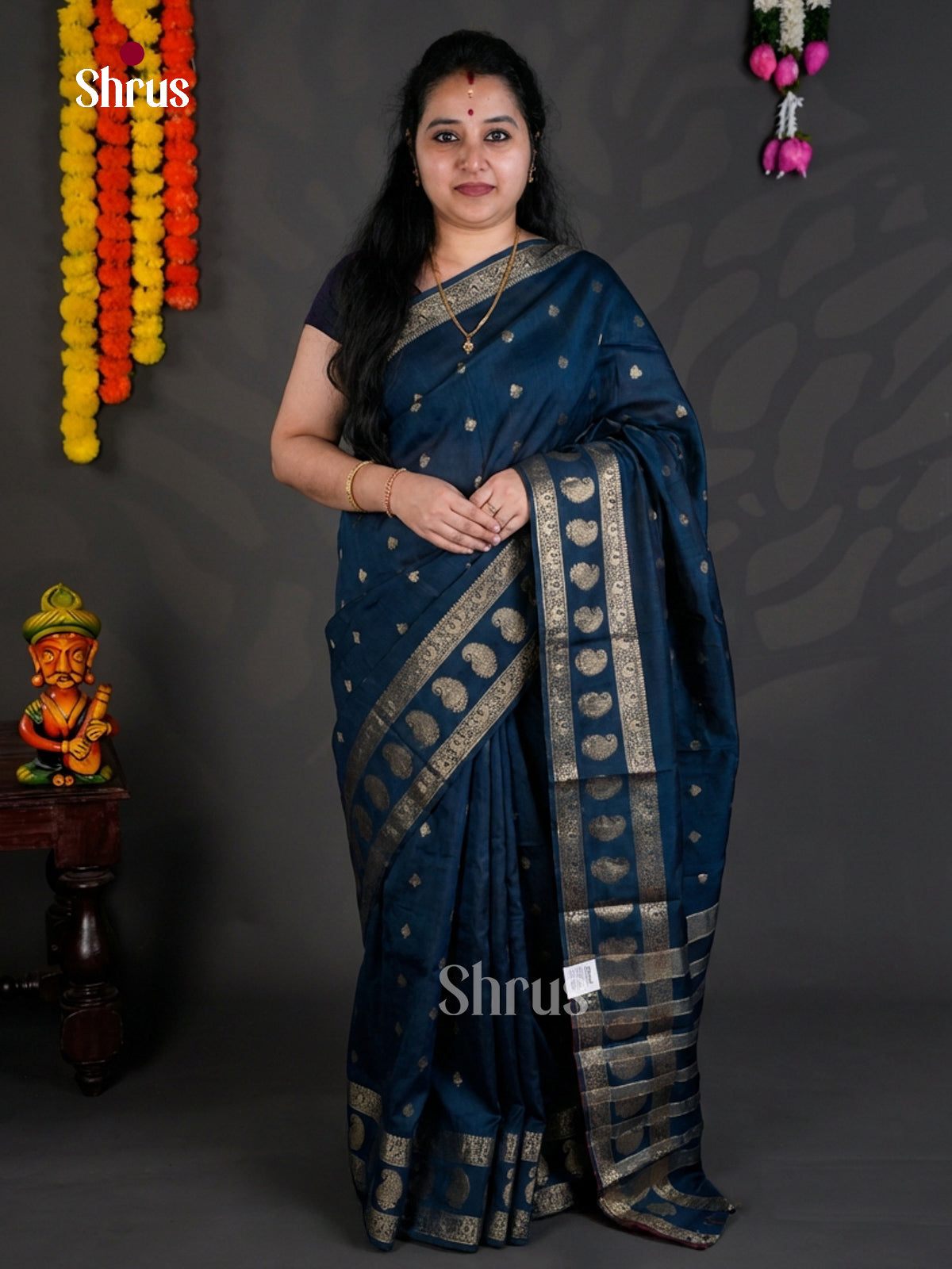EBS05343 - Semi Chiniya - Saree - Shop on Shrus.com