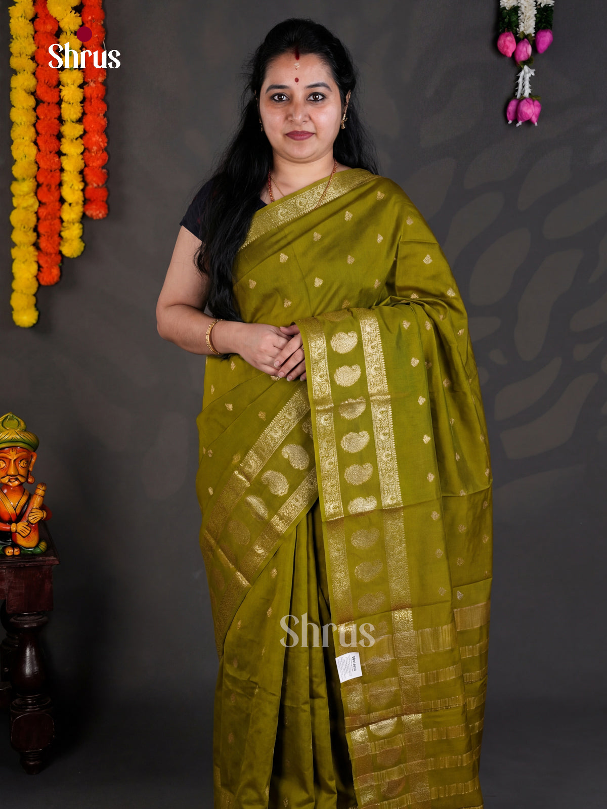 EBS05350 - Semi Chiniya - Saree - Shop on Shrus.com