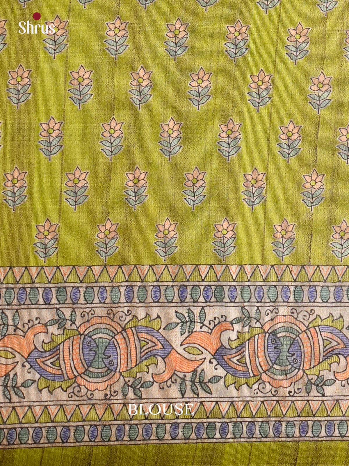 EBS09032 - Printed Madhubani - Saree - Shop on Shrus.com